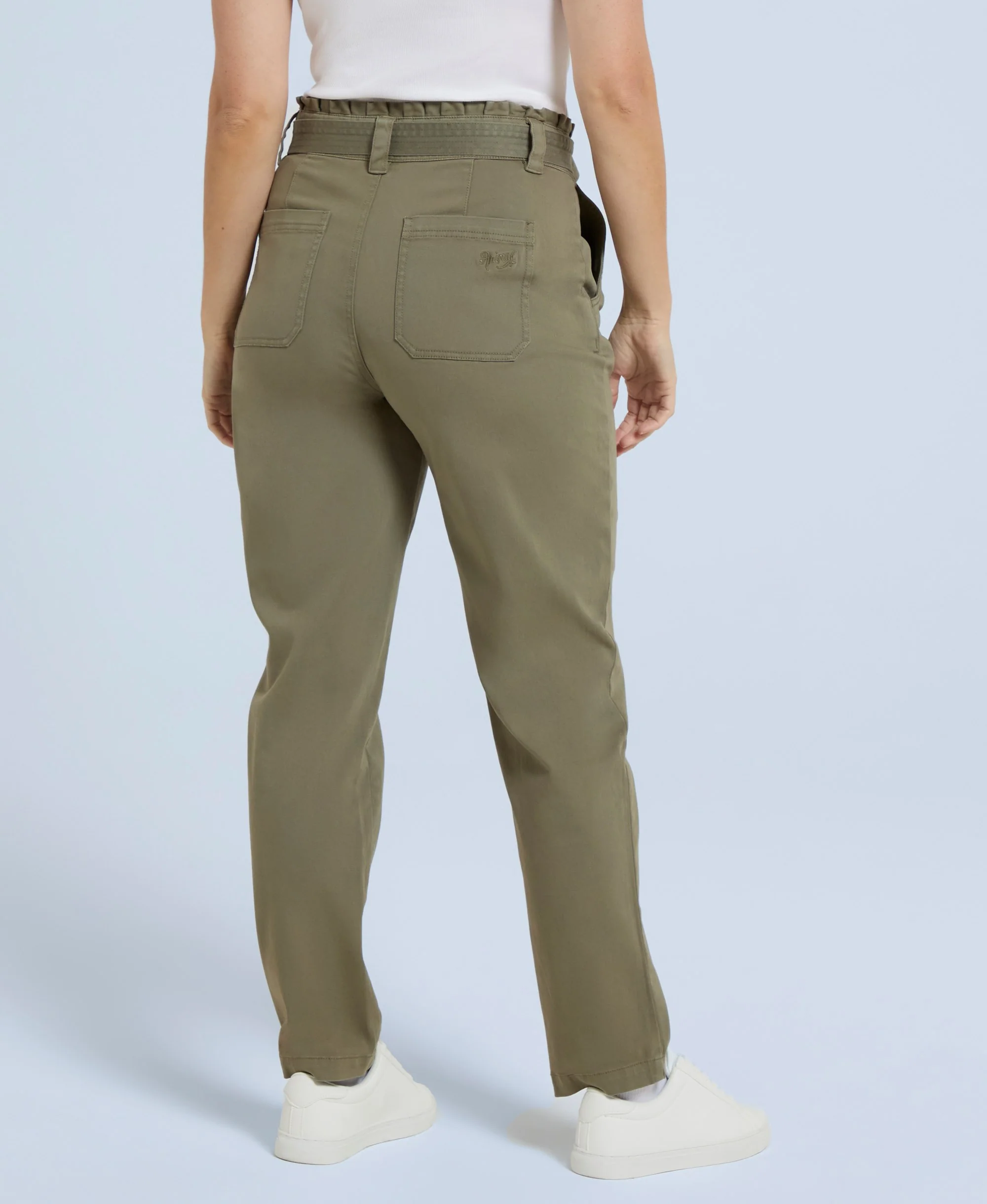 Loren Womens Trousers - Khaki - Image 5