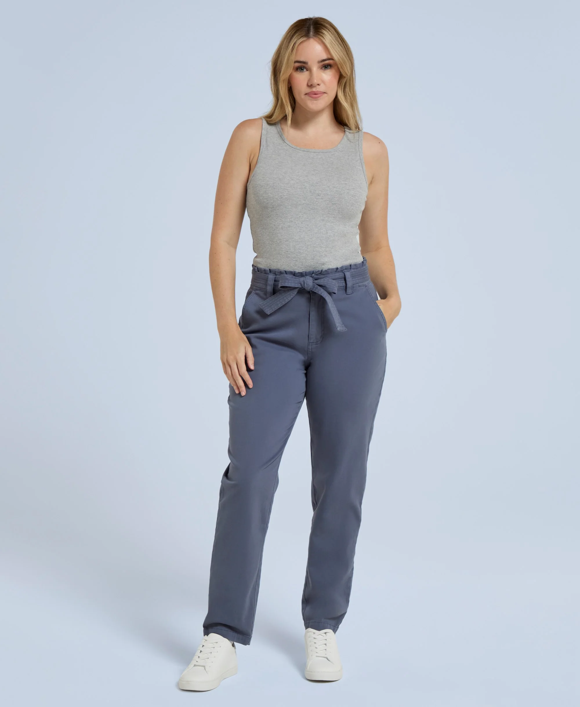 Loren Womens Trousers - Navy - Image 3
