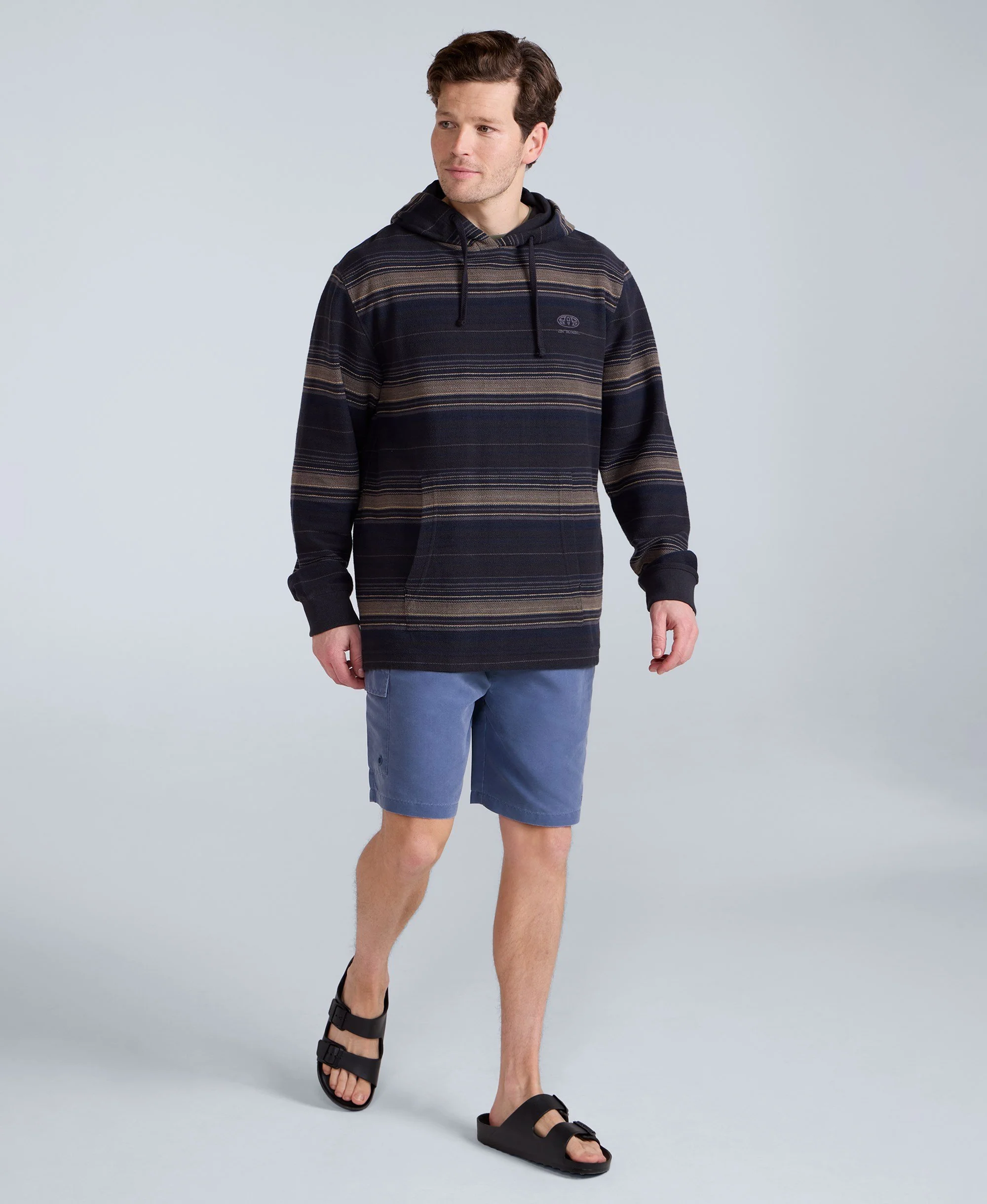 Loyal Mens Beach Hoodie - Charcoal - Image 2