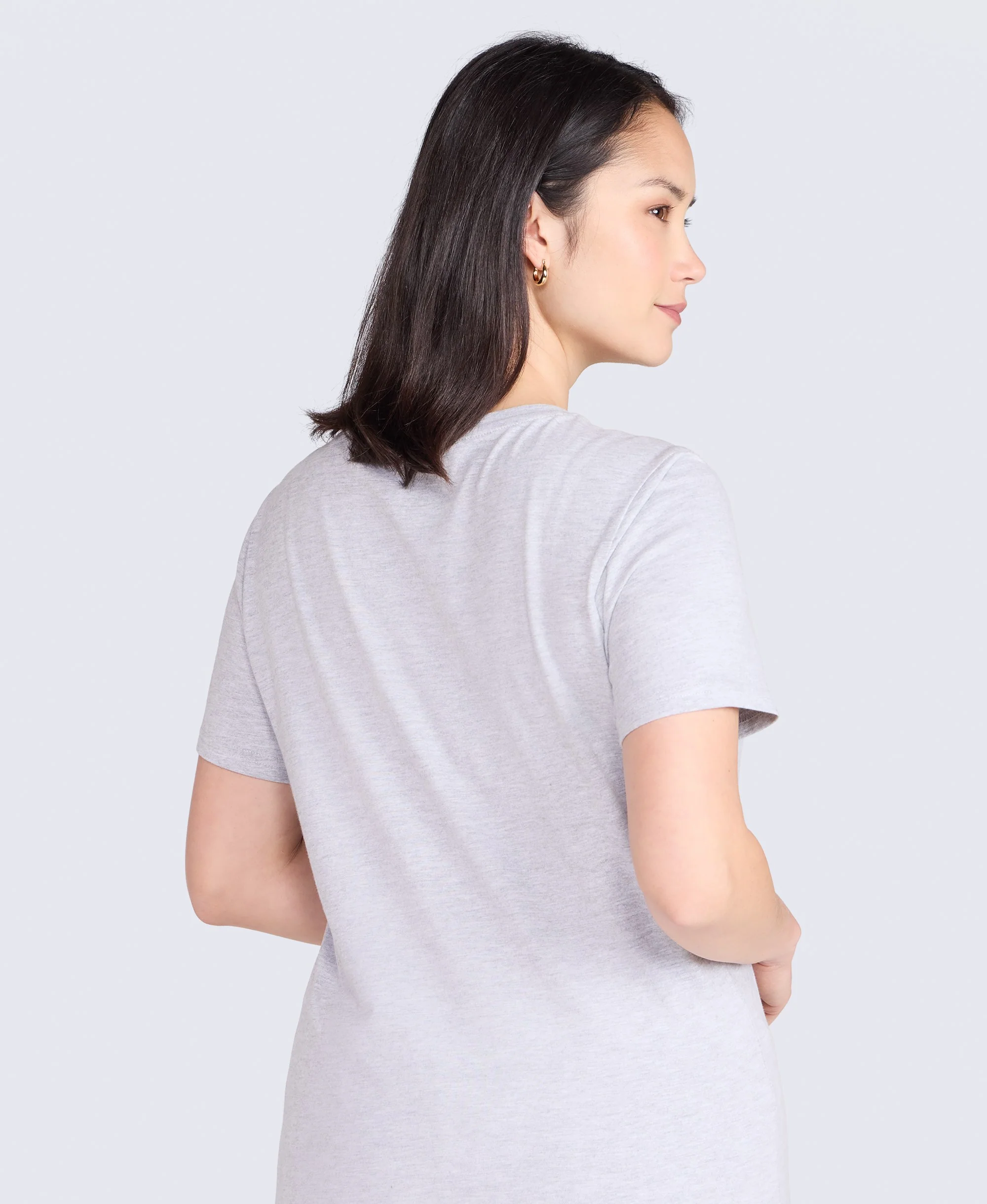 Marina Womens Logo T-Shirt - Dark Grey - Image 4