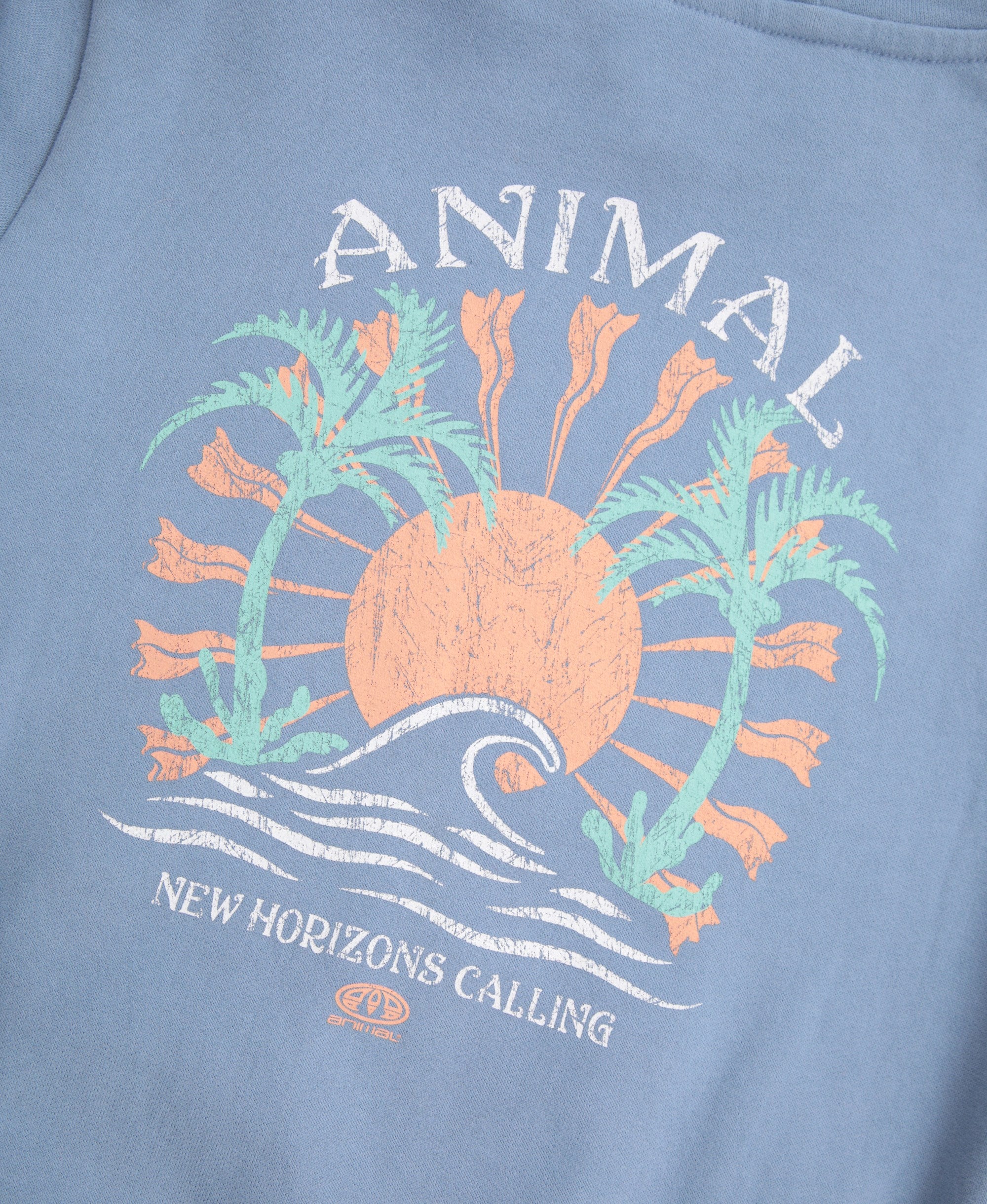 Maya Kids Graphic Hoodie - Blue - Image 8