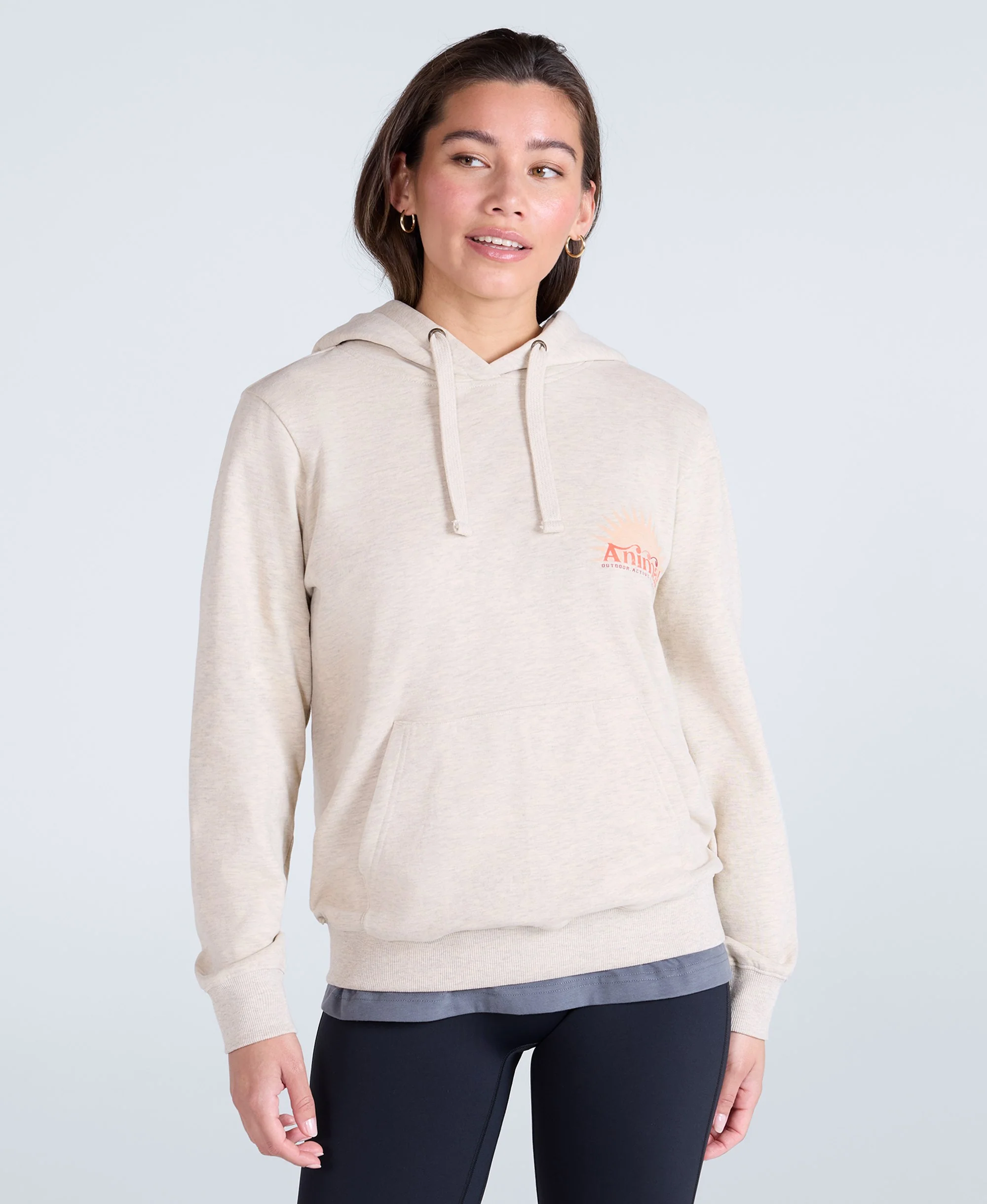 Maya Womens Hoodie - Cream