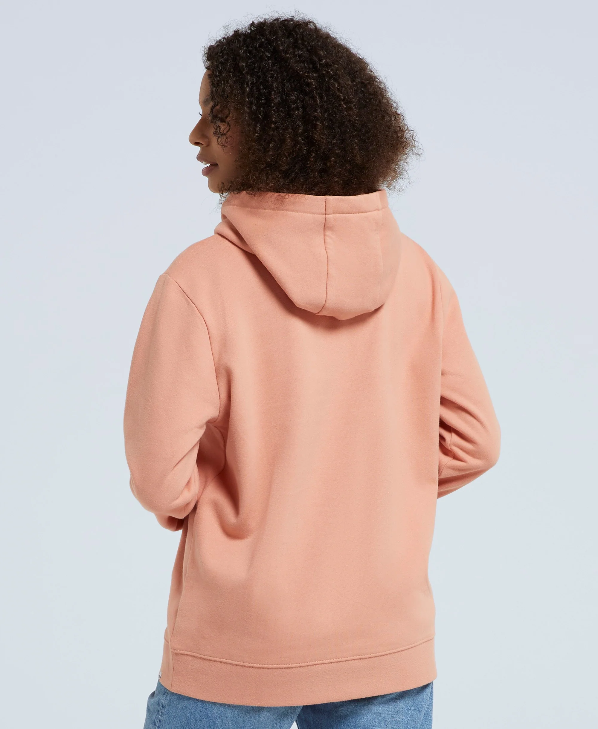Maya Womens Graphic Hoodie - Light Pink - Image 5