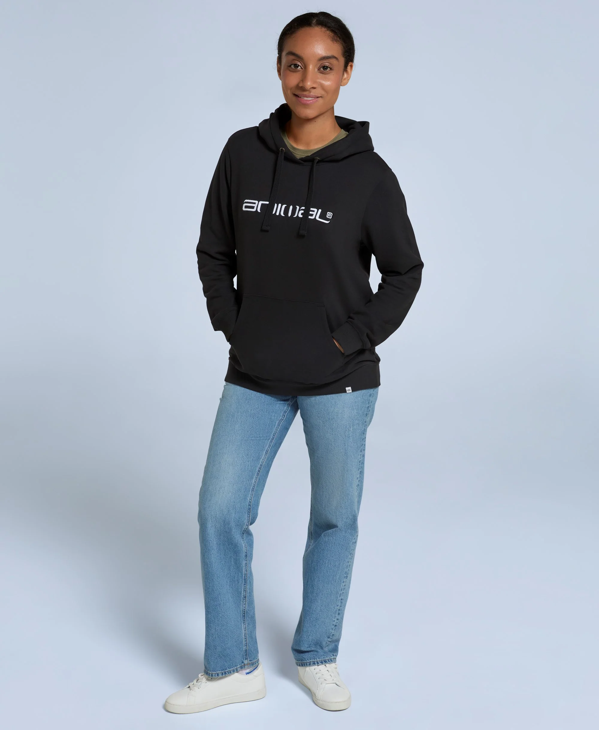 Maya Womens Hoodie - Black - Image 3