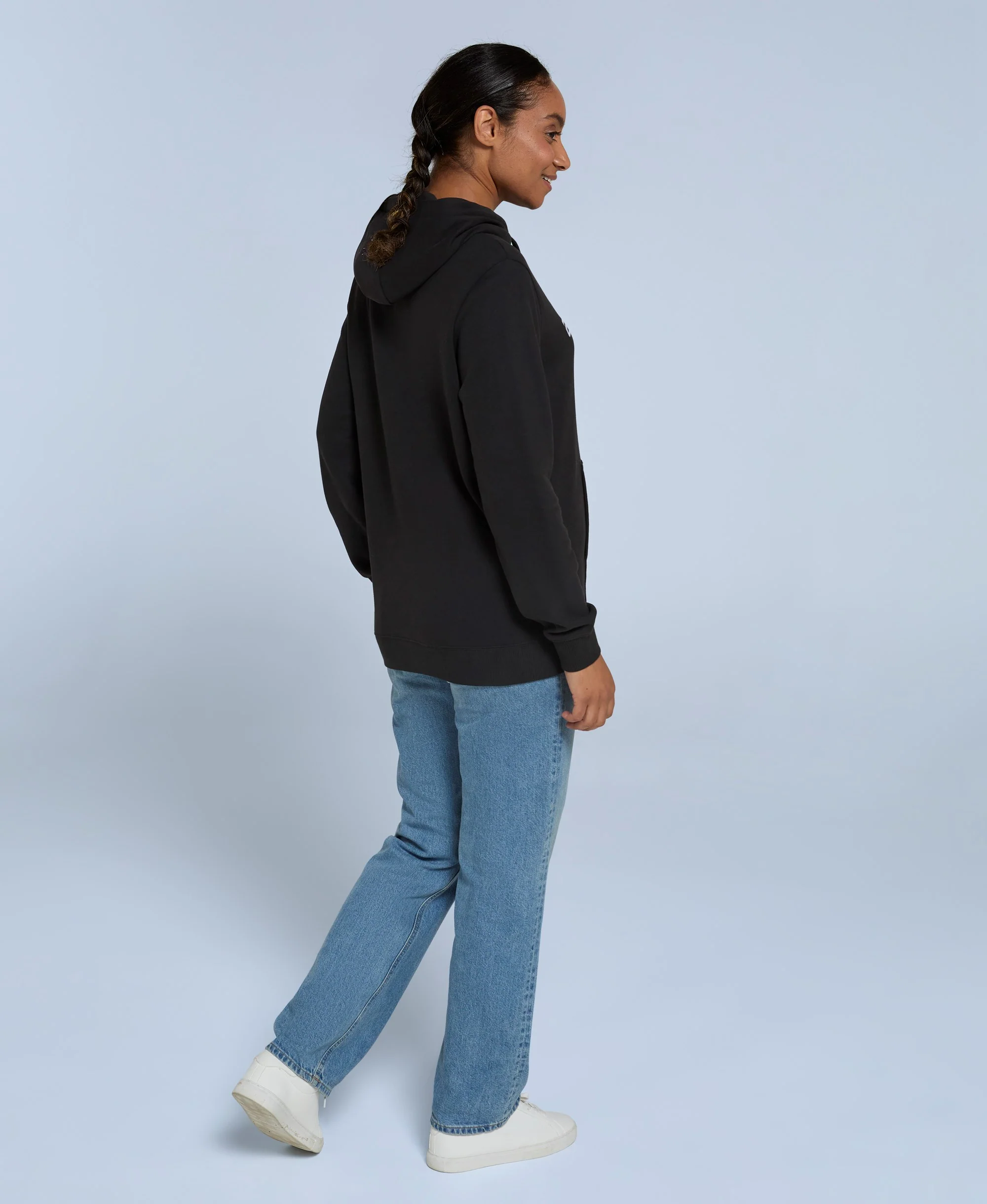 Maya Womens Hoodie - Black - Image 4
