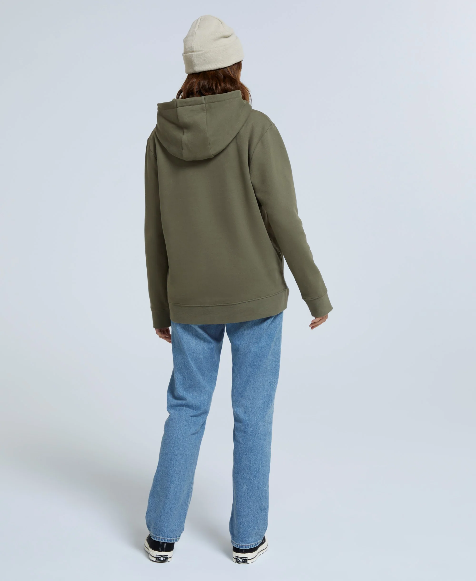 Maya Womens Hoodie - Dark Green - Image 4