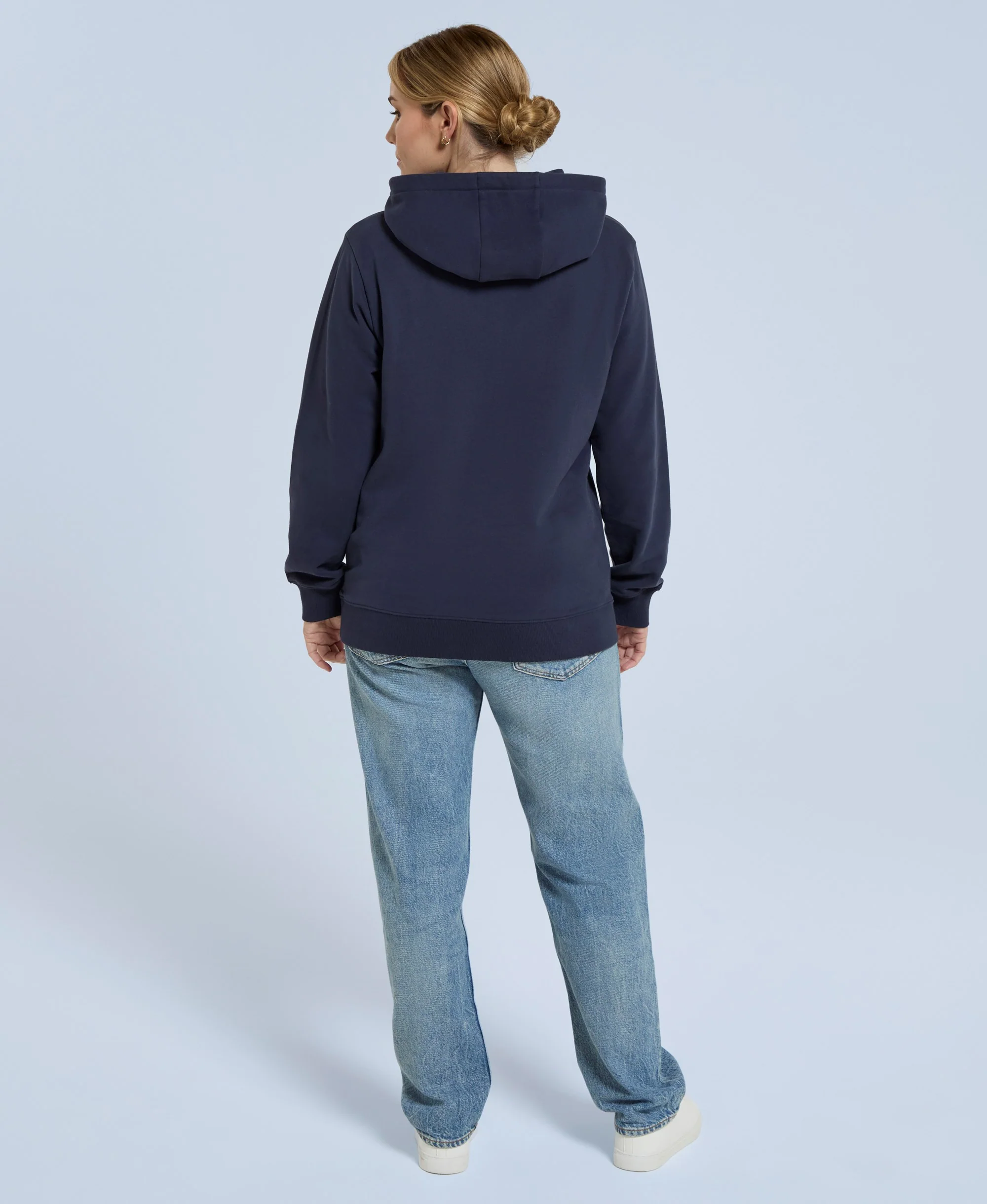 Maya Womens Hoodie - Navy - Image 3