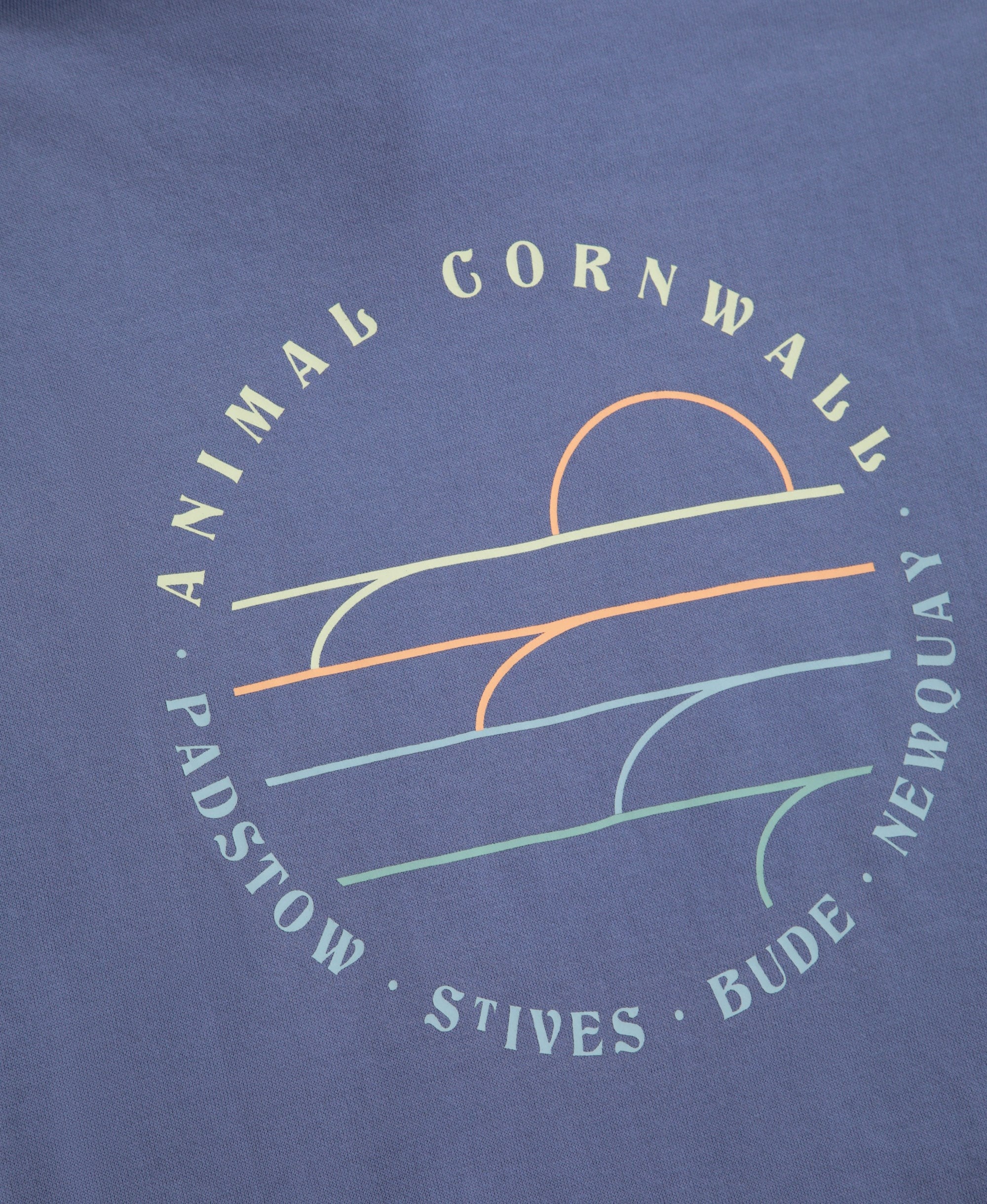 Men's Cornwall Graphic Hoodie - Blue - Image 4