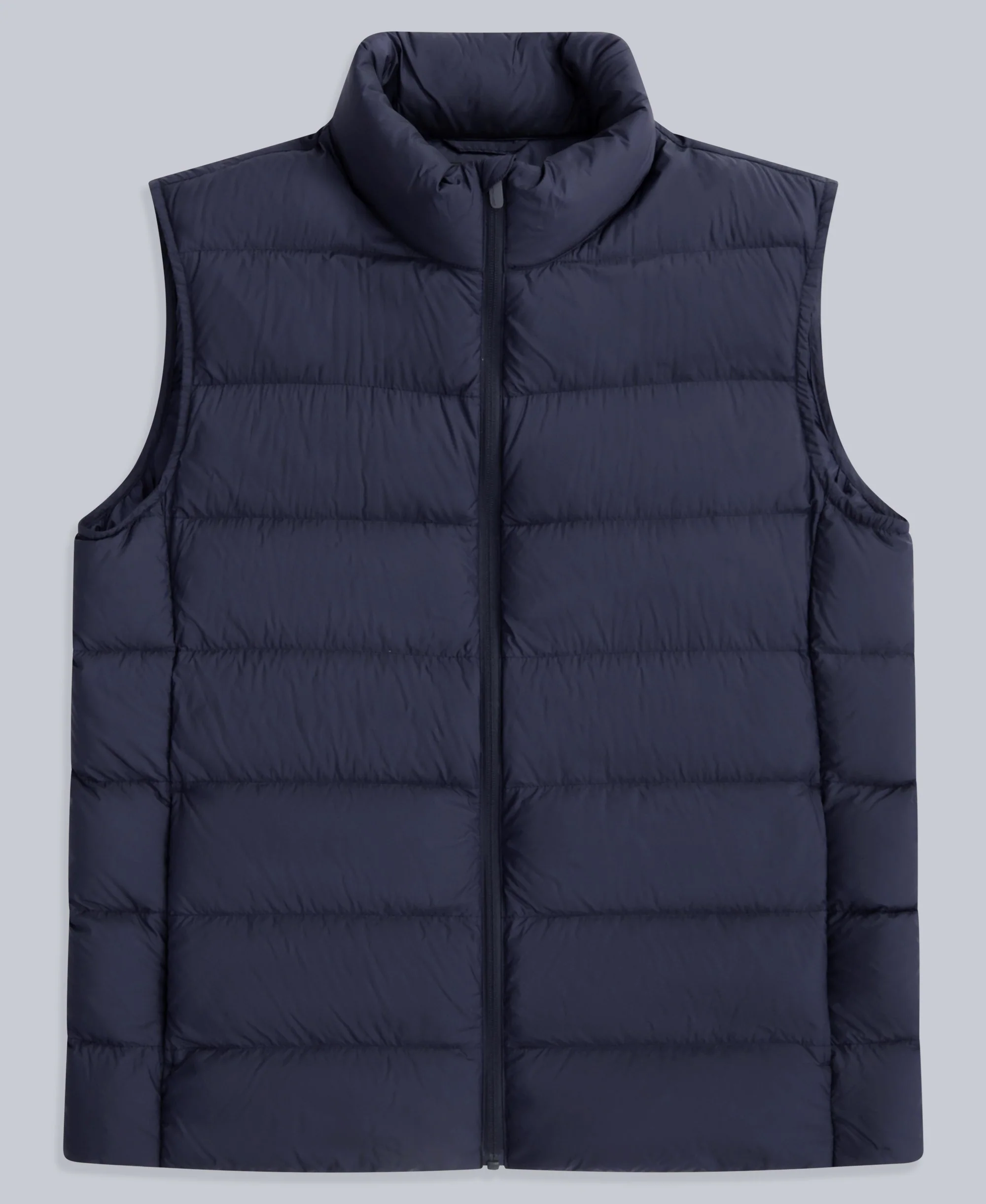 Mens Lightweight Down Gilet - Navy - Image 5