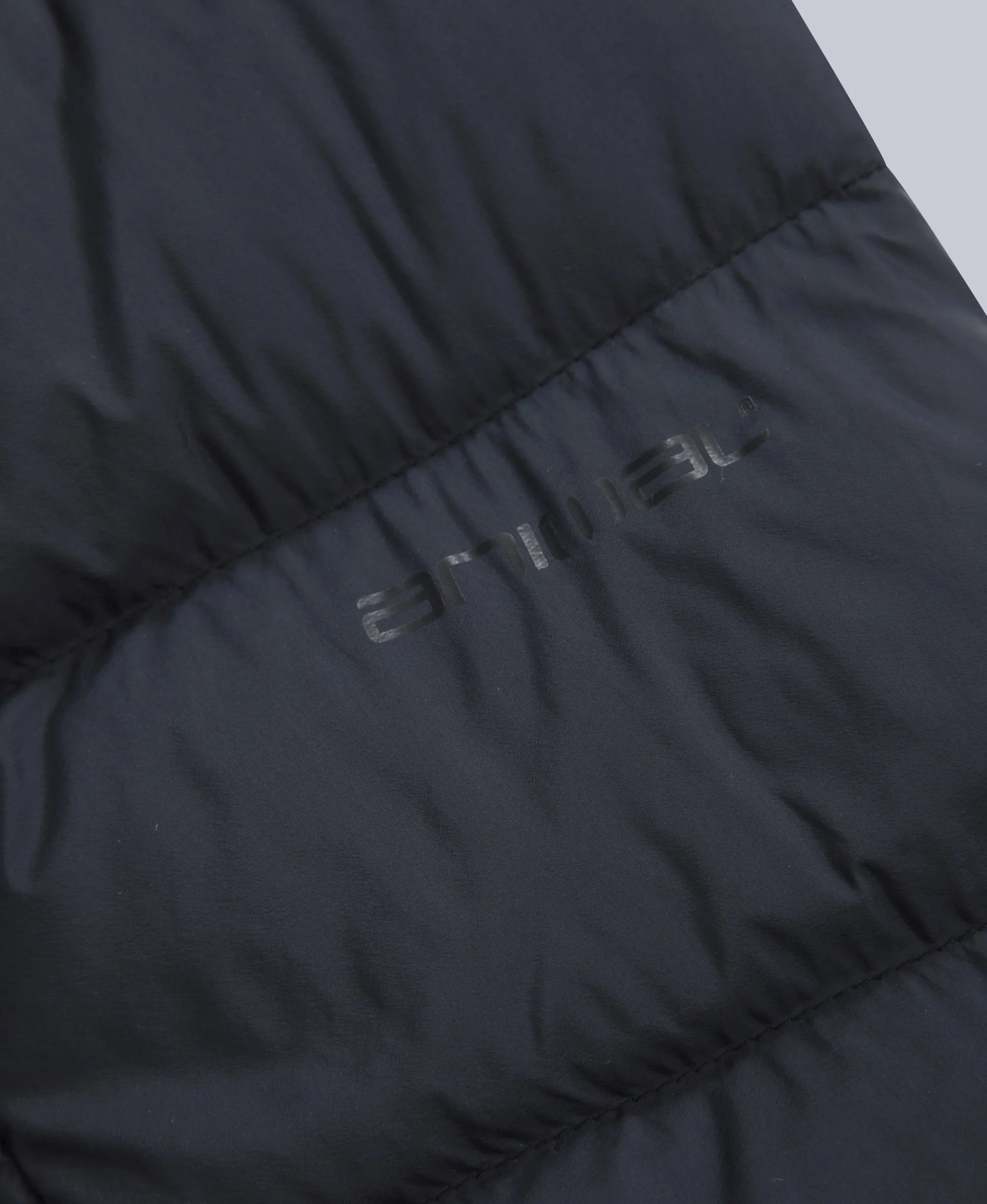 Mens Lightweight Down Packable Jacket - Black - Image 9
