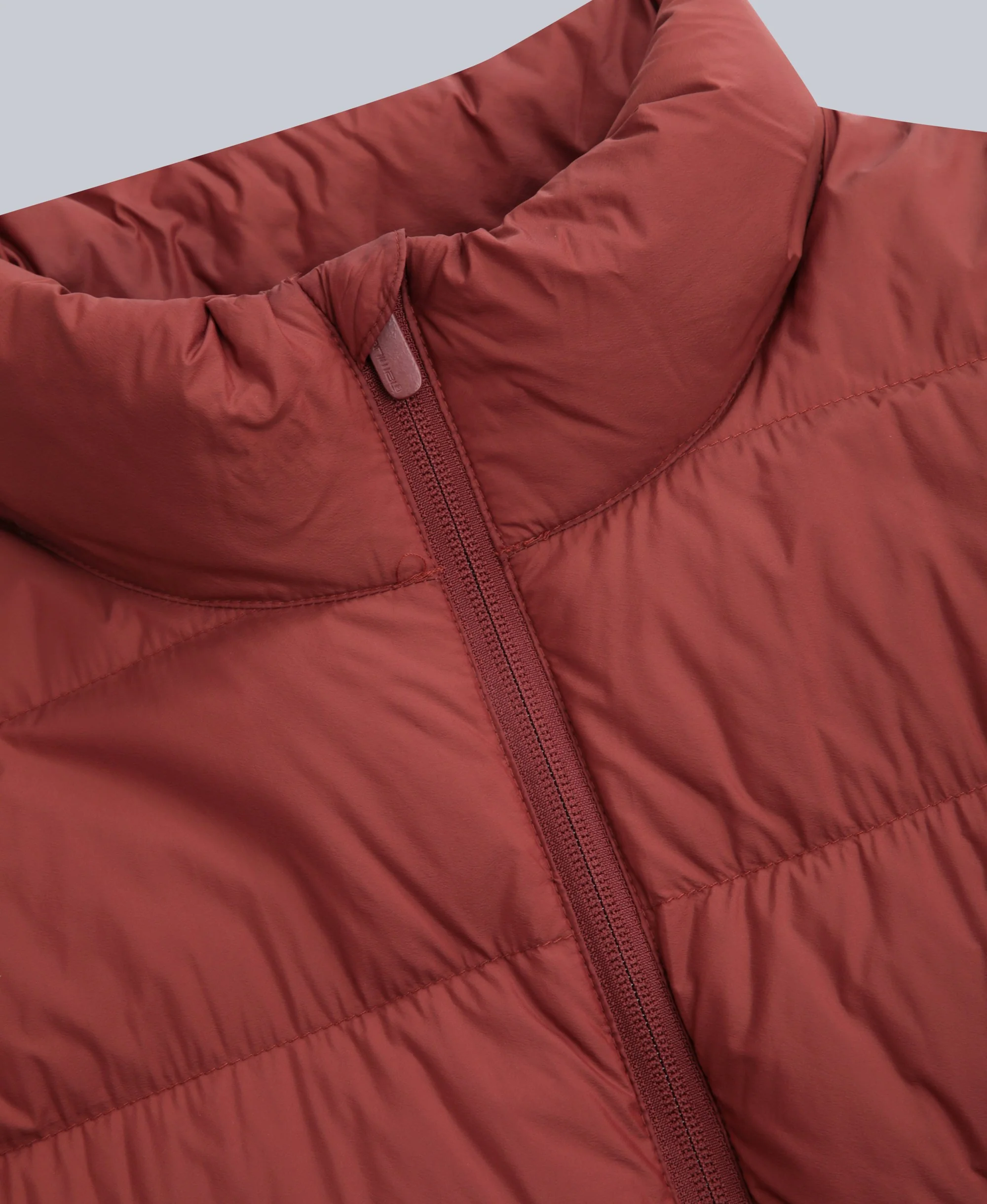 Mens Lightweight Down Packable Jacket - Red - Image 7