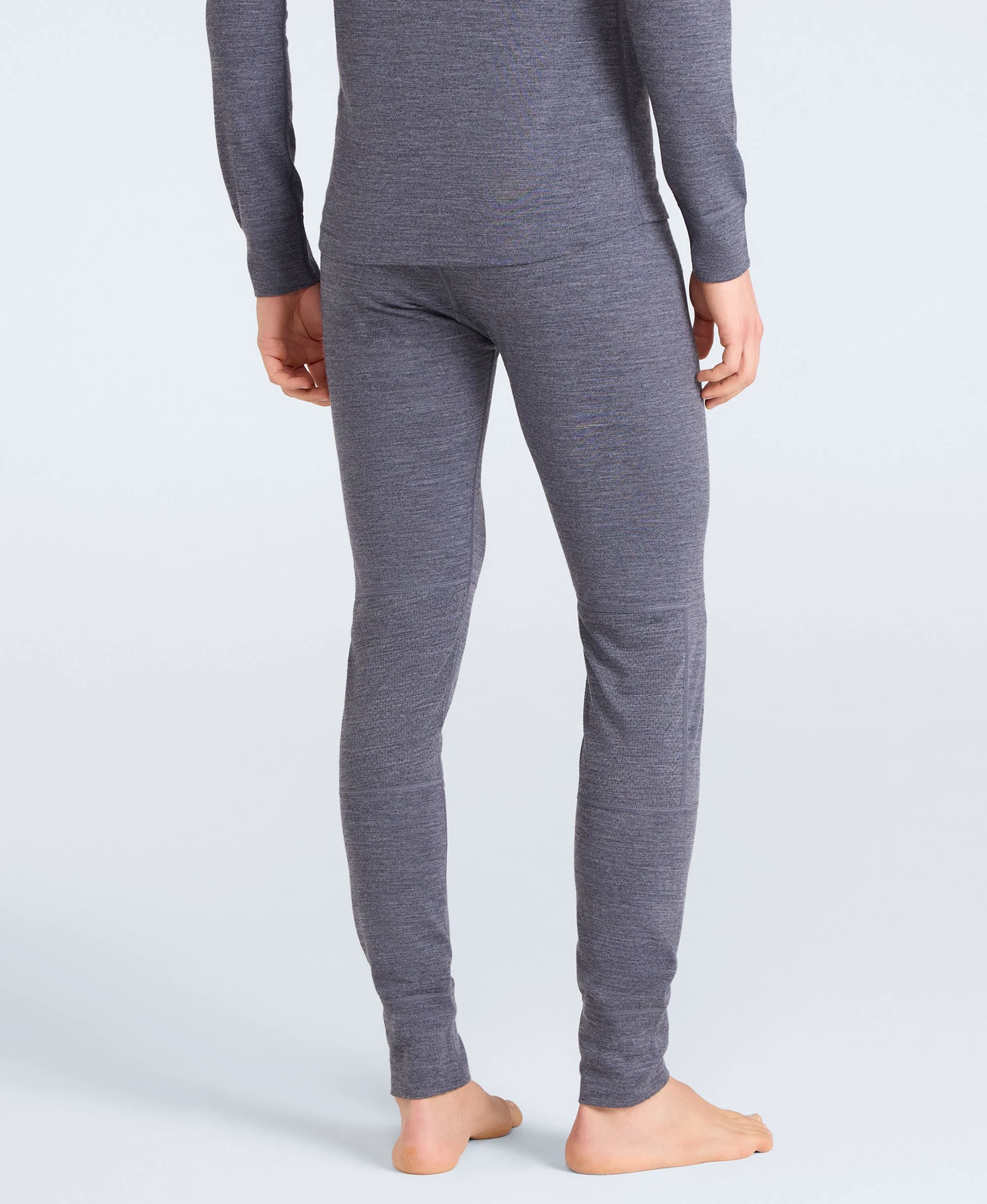Mens Merino Baselayer Pants - Grey - Image 3