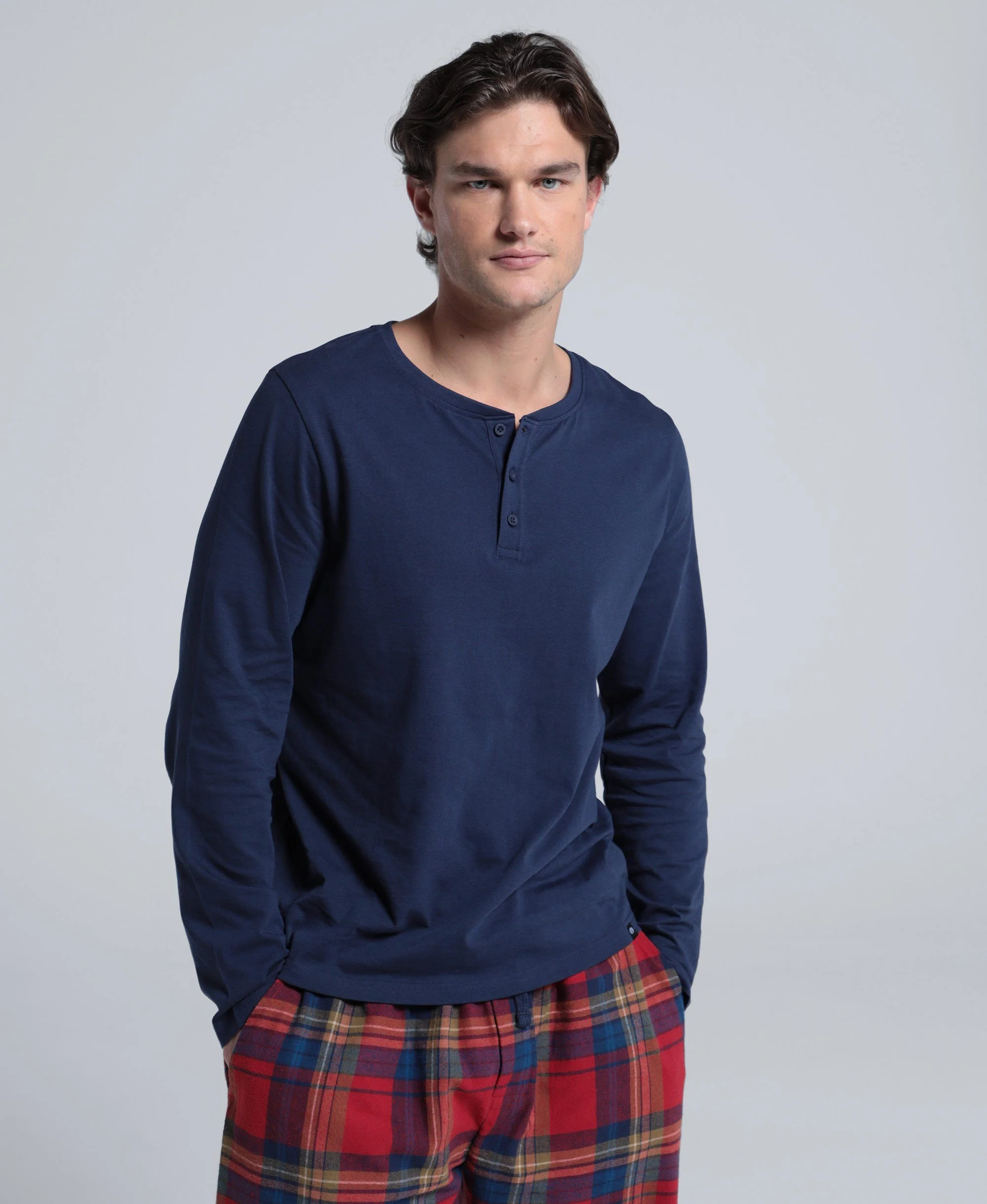 Mens Pyjama Set - Red - Image 3