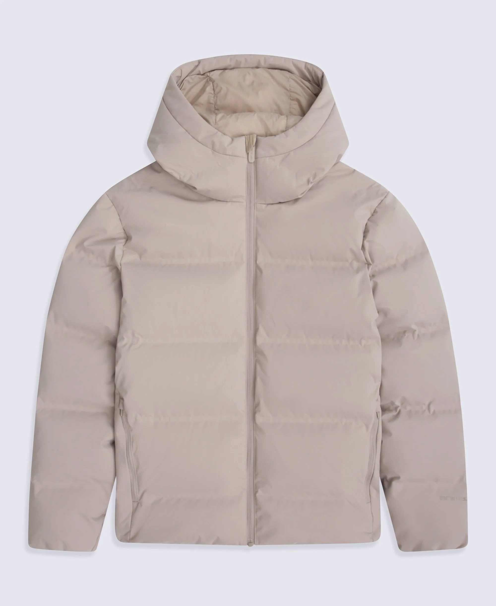 Mens Tech Down Heat Sealed Jacket - Beige - Image 6