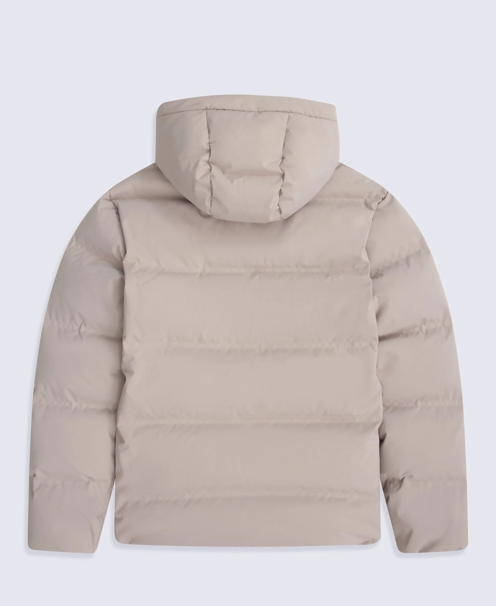 Mens Tech Down Heat Sealed Jacket - Beige - Image 7