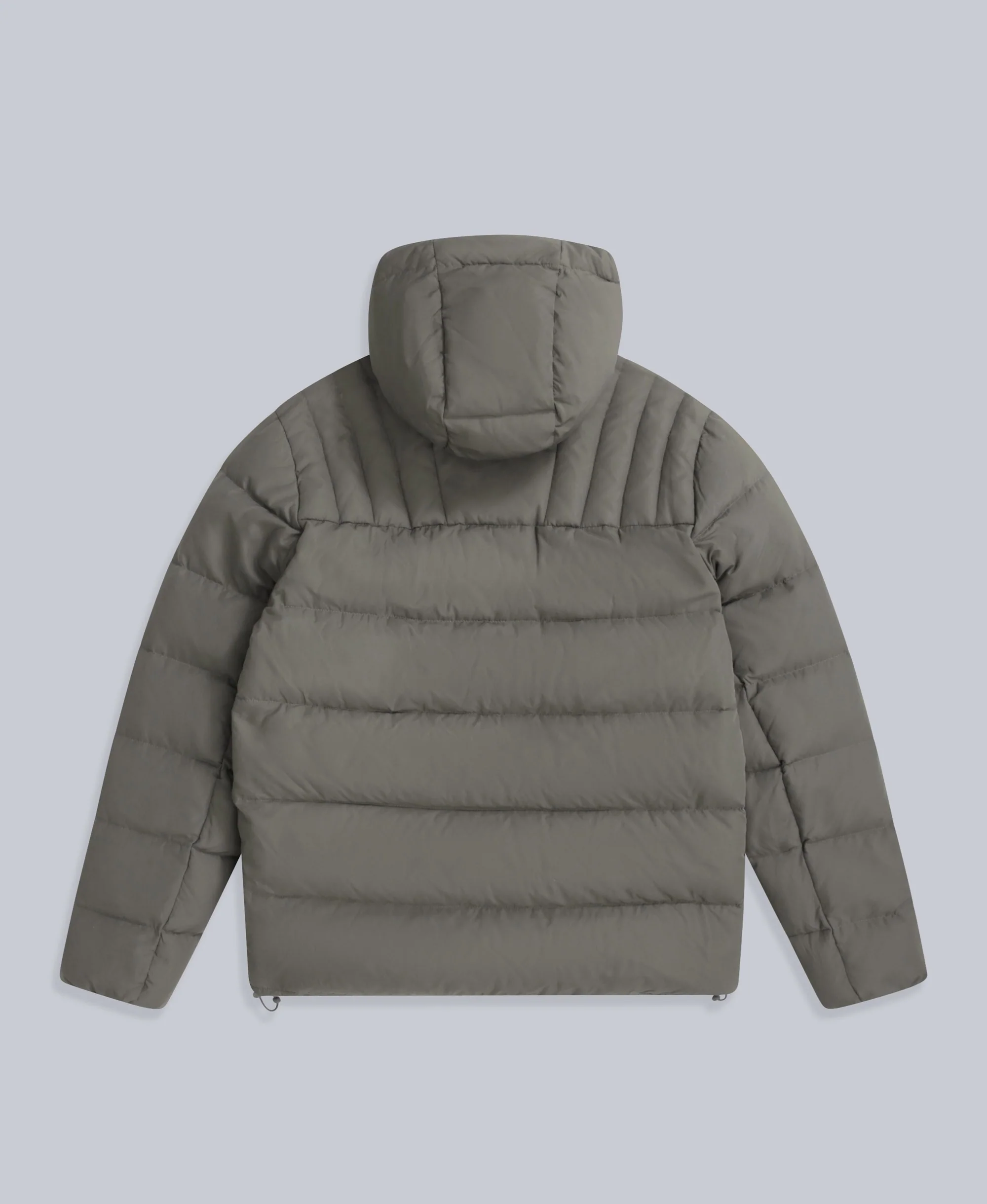 Mens Tech Down Mid Weight Jacket - Dark Khaki - Image 6