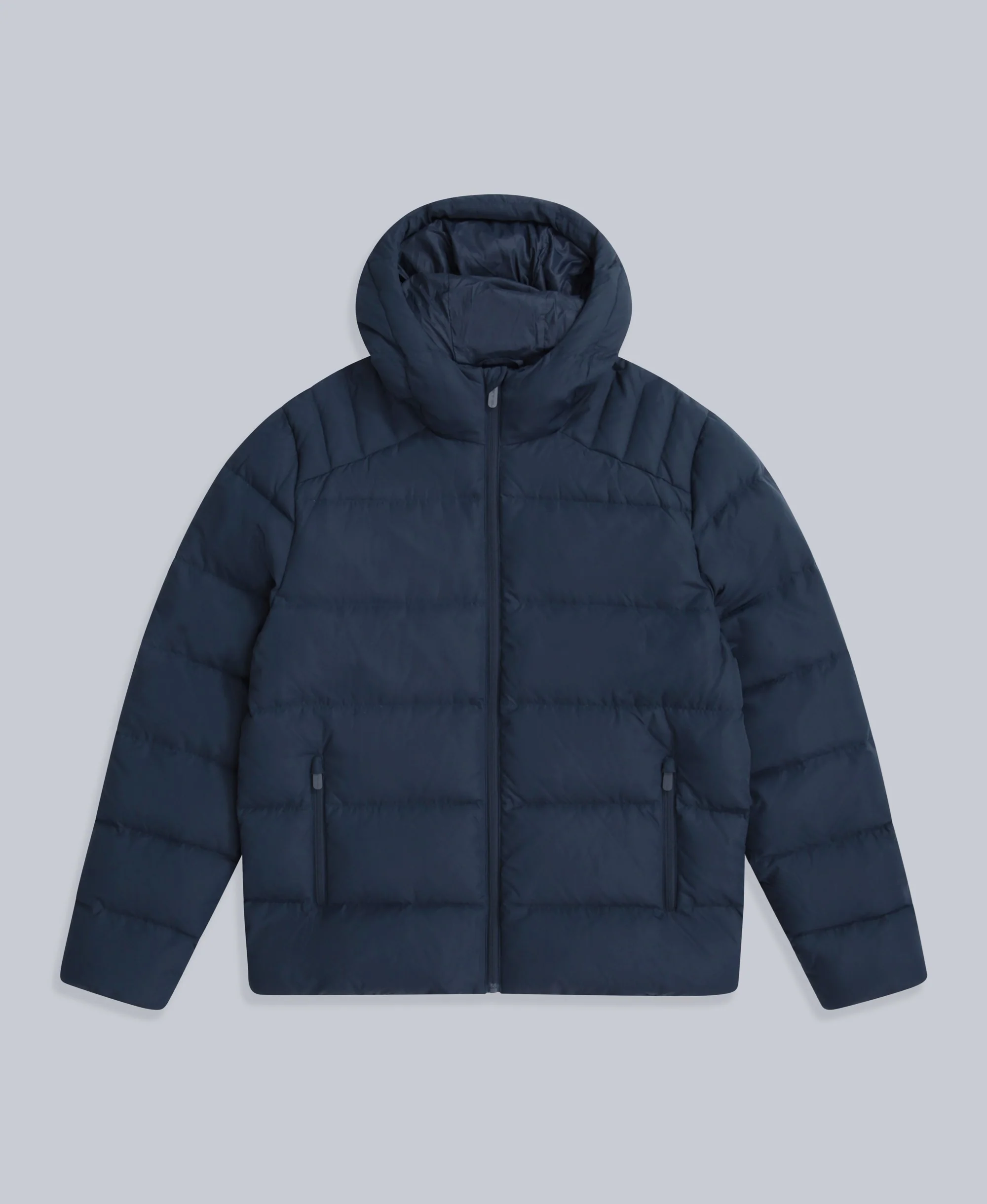Mens Tech Down Mid Weight Jacket - Navy - Image 7