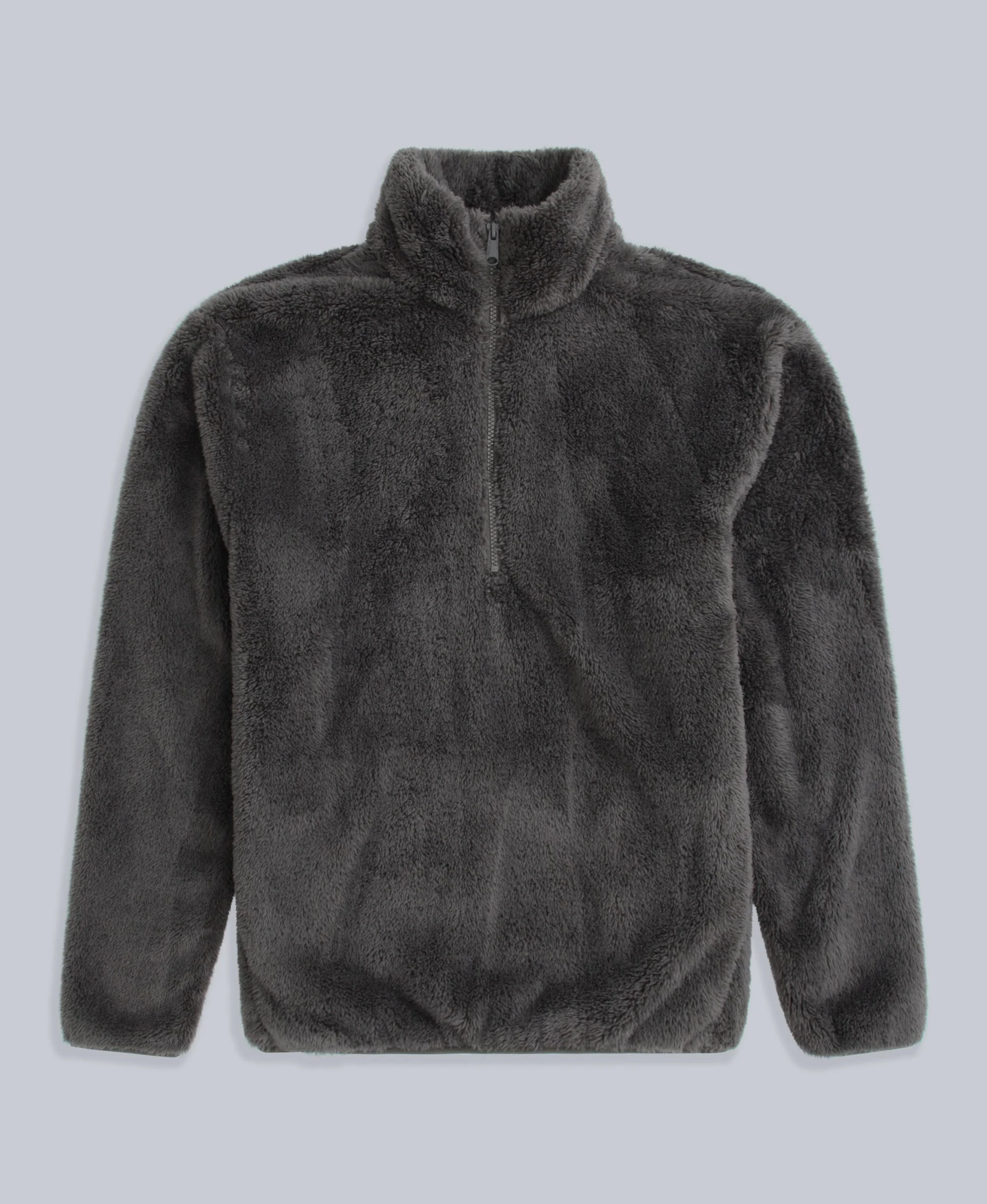 Teddy Mens Half Zip Fleece - Khaki - Image 6