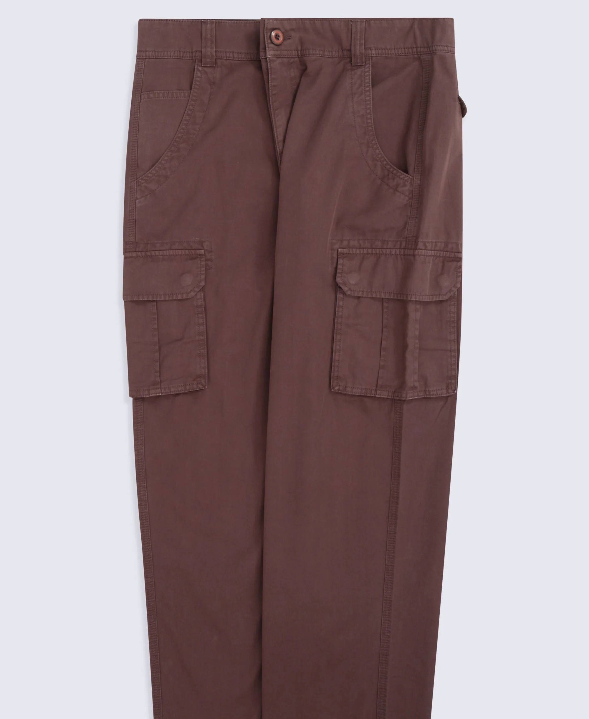 Merrick Mens Trousers - Brown - Image 3