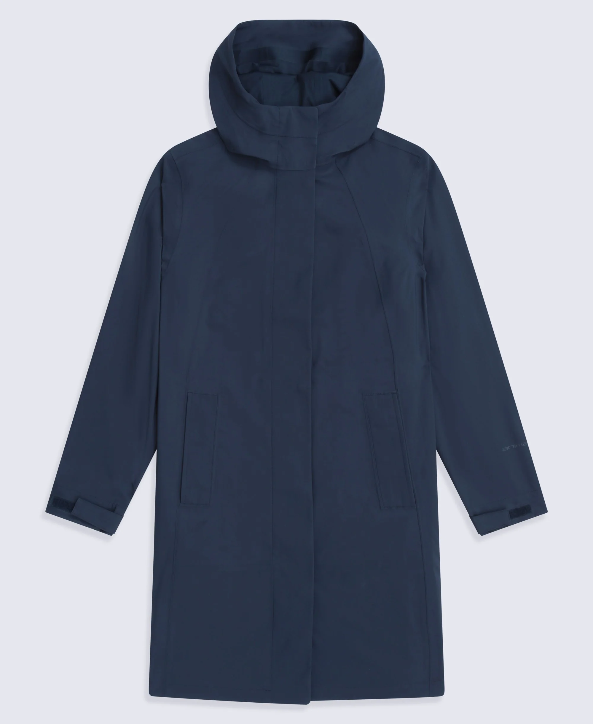 Mistral Womens Long Waterproof Jacket - Navy - Image 5