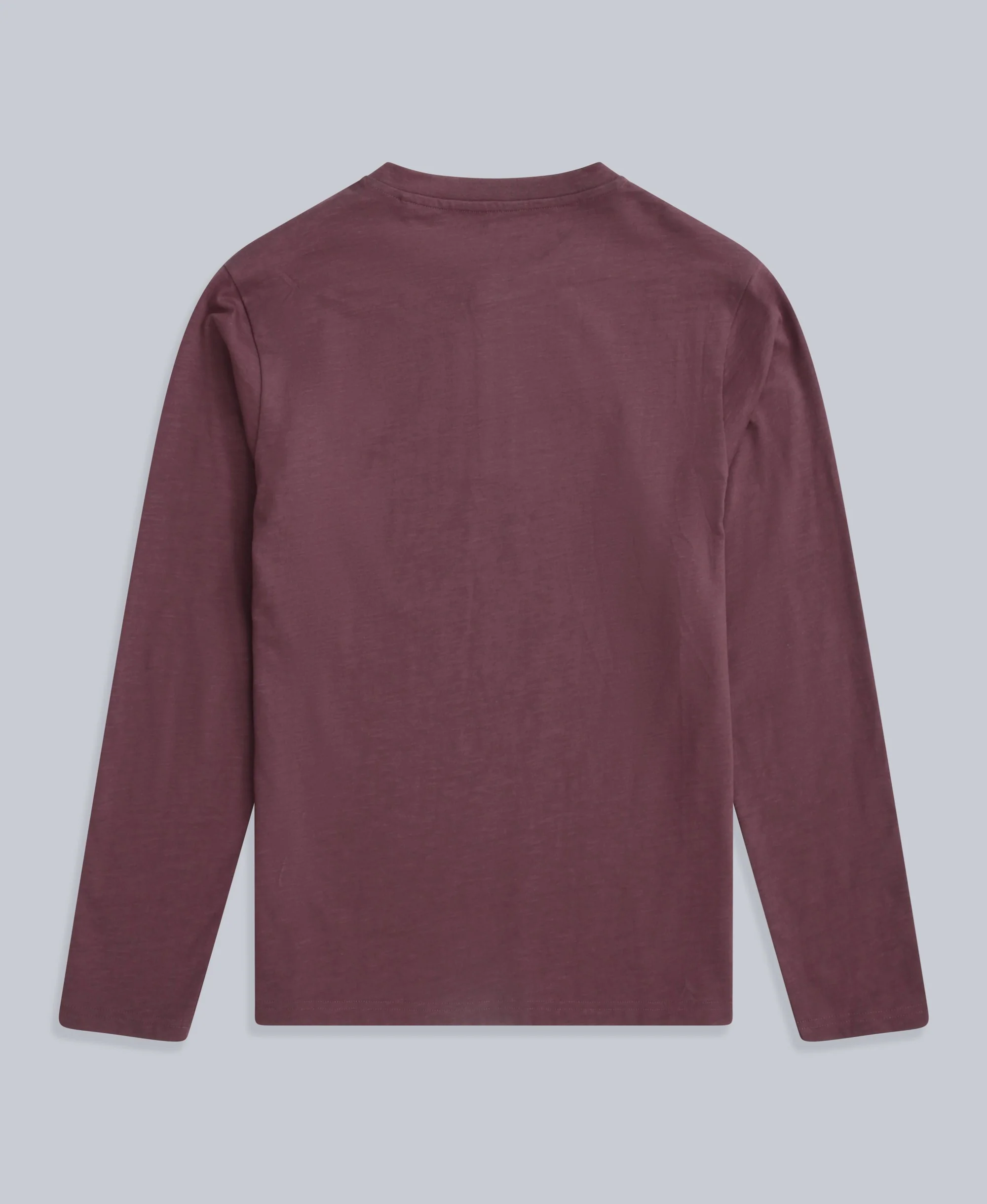 Noah Mens Henley Top - Dark Purple - Image 6