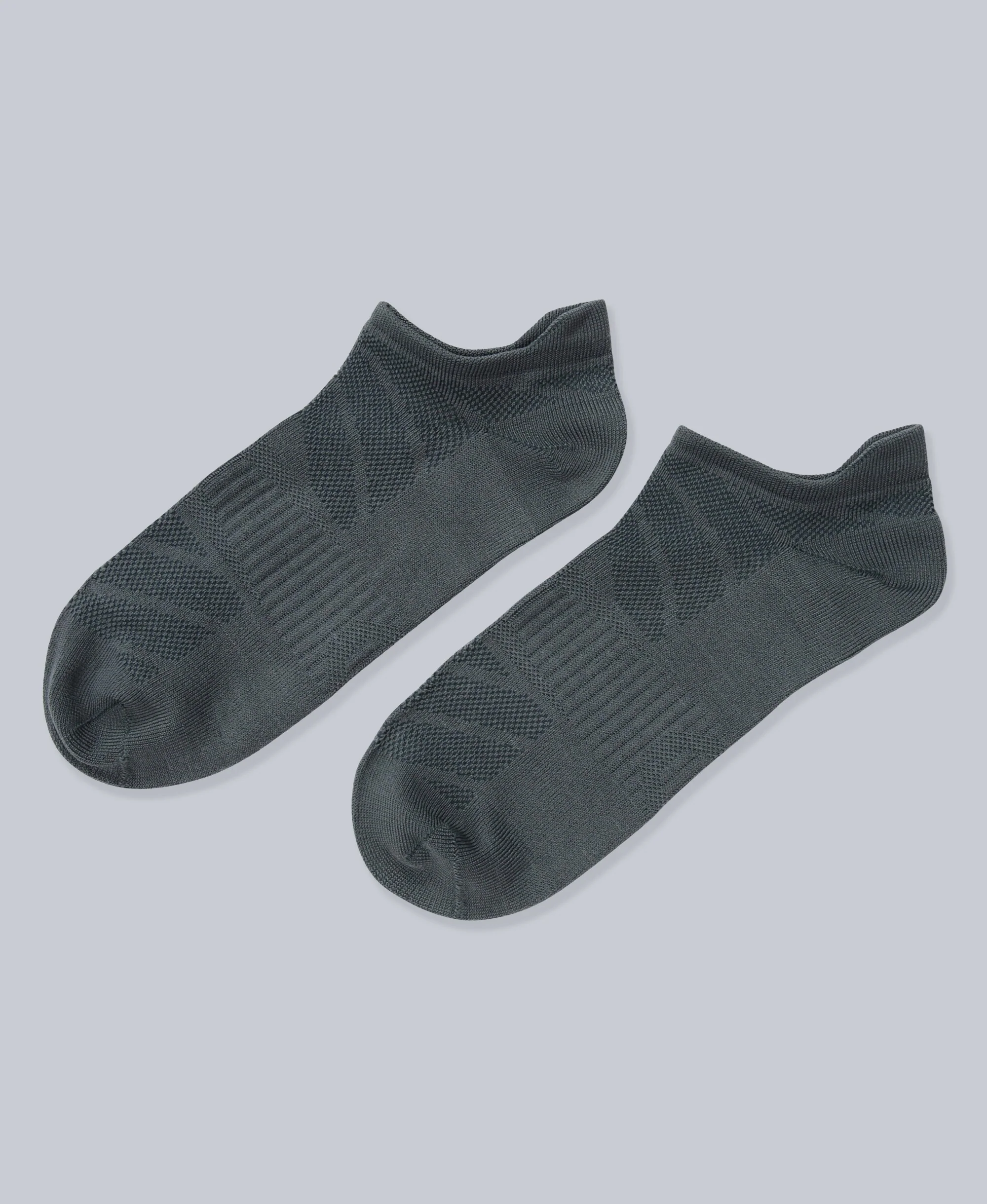 Ocea Womens Lightweight Trainer Socks 3-Pack - Burgundy - Image 4
