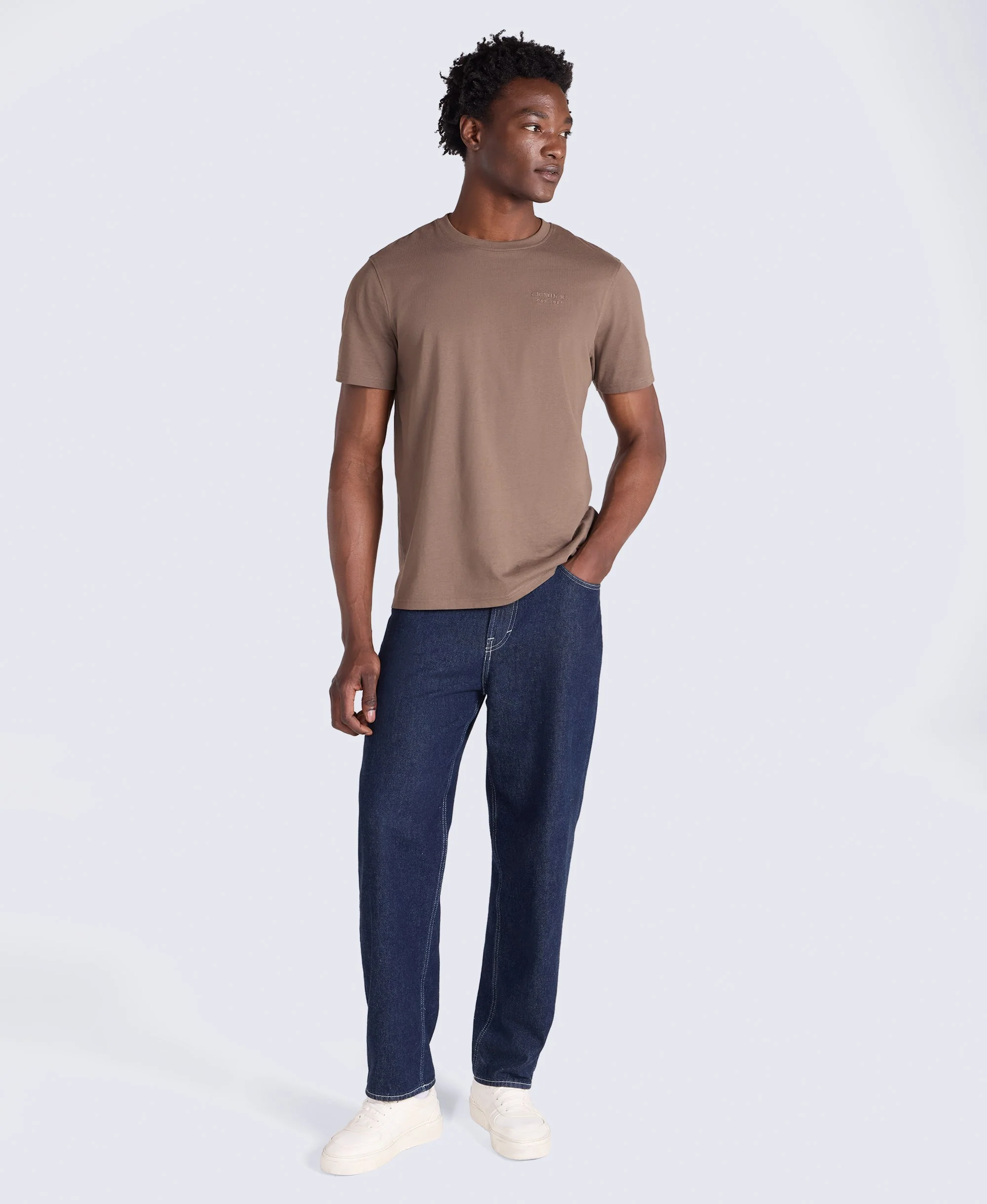 Otis Mens Oversized T-Shirt - Brown - Image 2