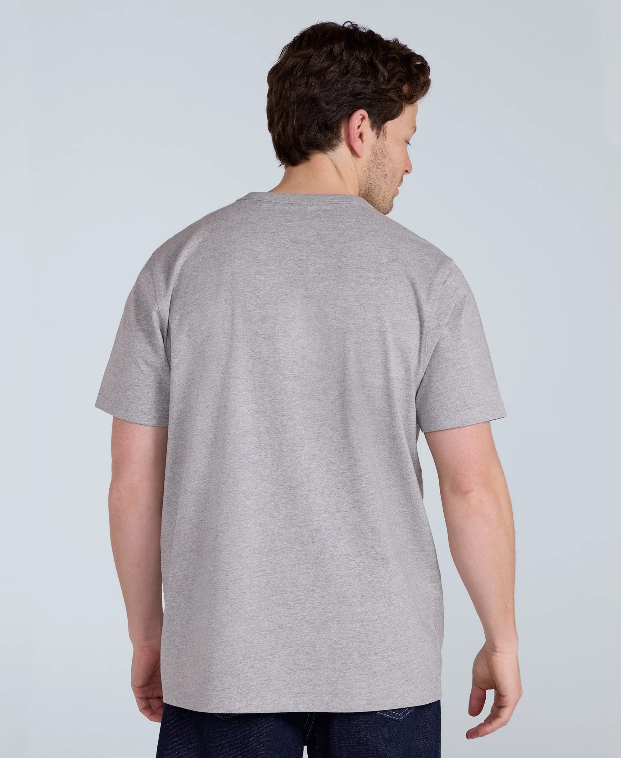 Otis Mens Oversized T-Shirt - Grey - Image 3