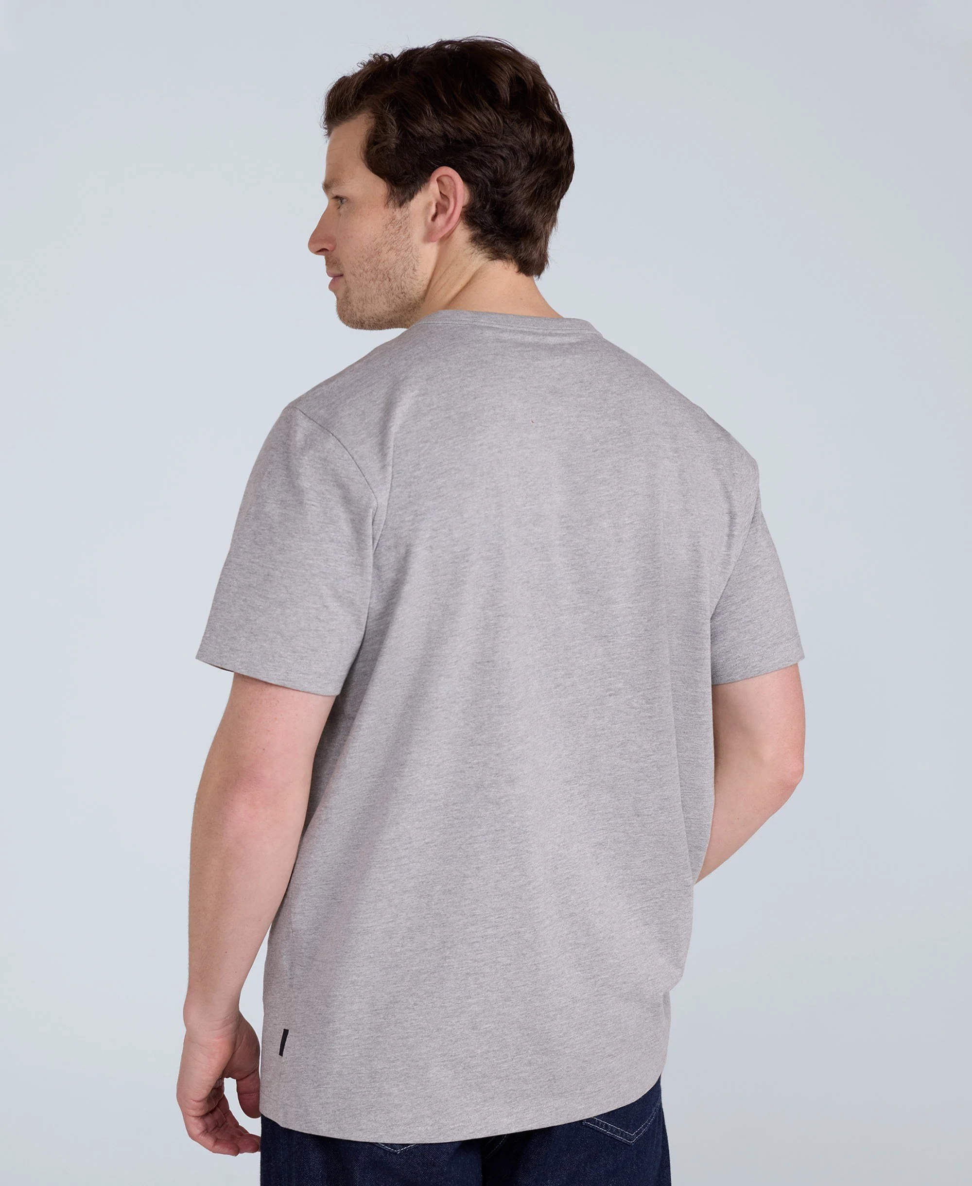 Otis Mens Oversized T-Shirt - Grey - Image 4