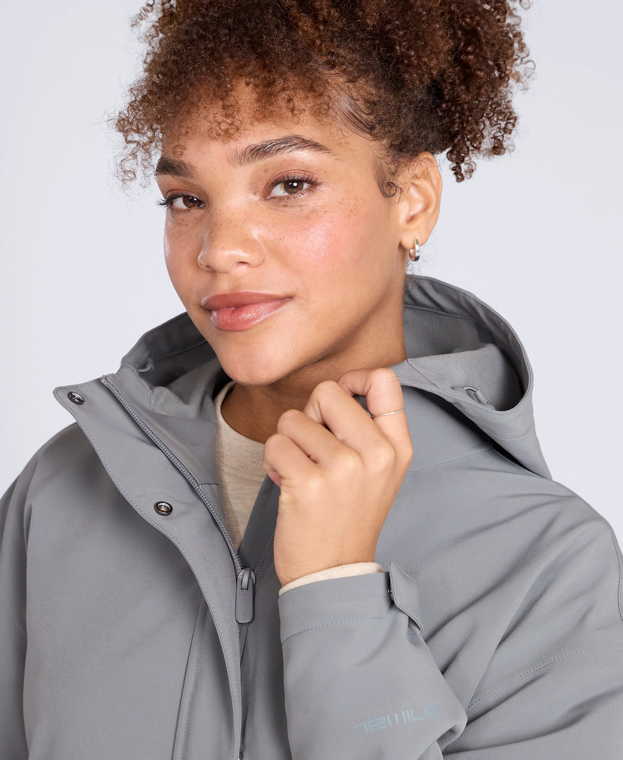 Otterly Womens Softshell Jackets - Pale Green - Image 3