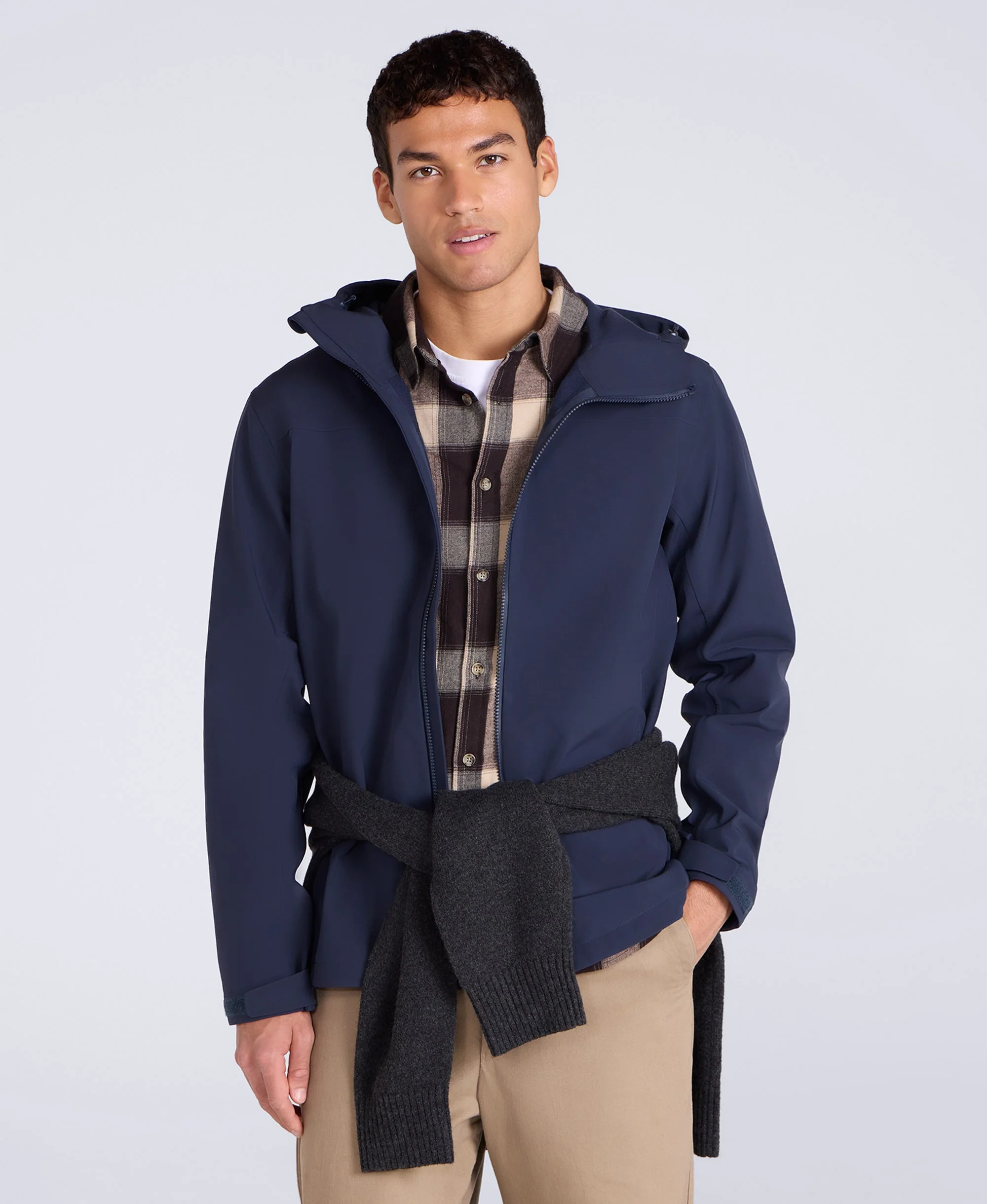 Otto Mens Softshell Jacket - Navy - Image 3
