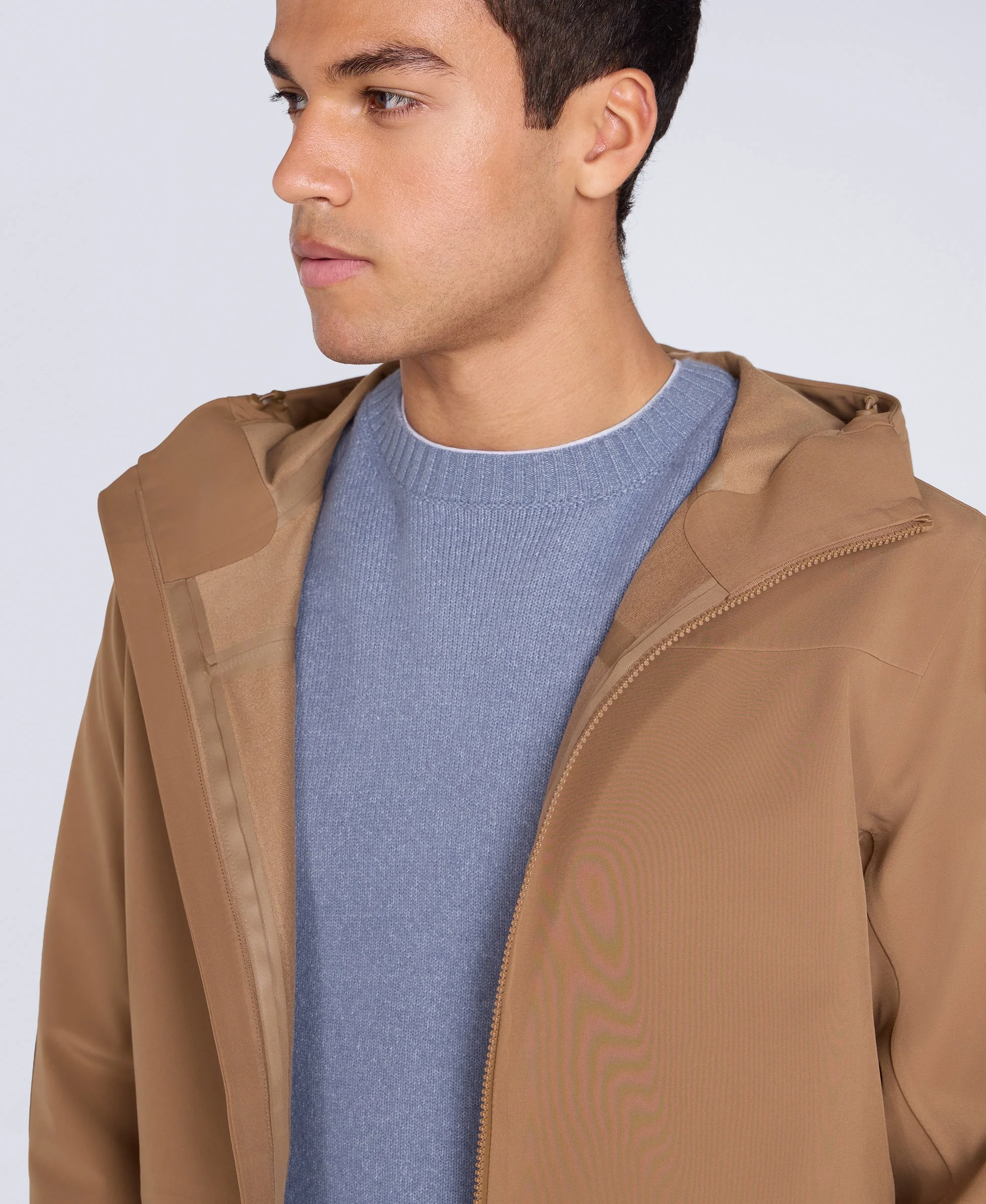 Otto Mens Softshell Jacket - Tan - Image 4