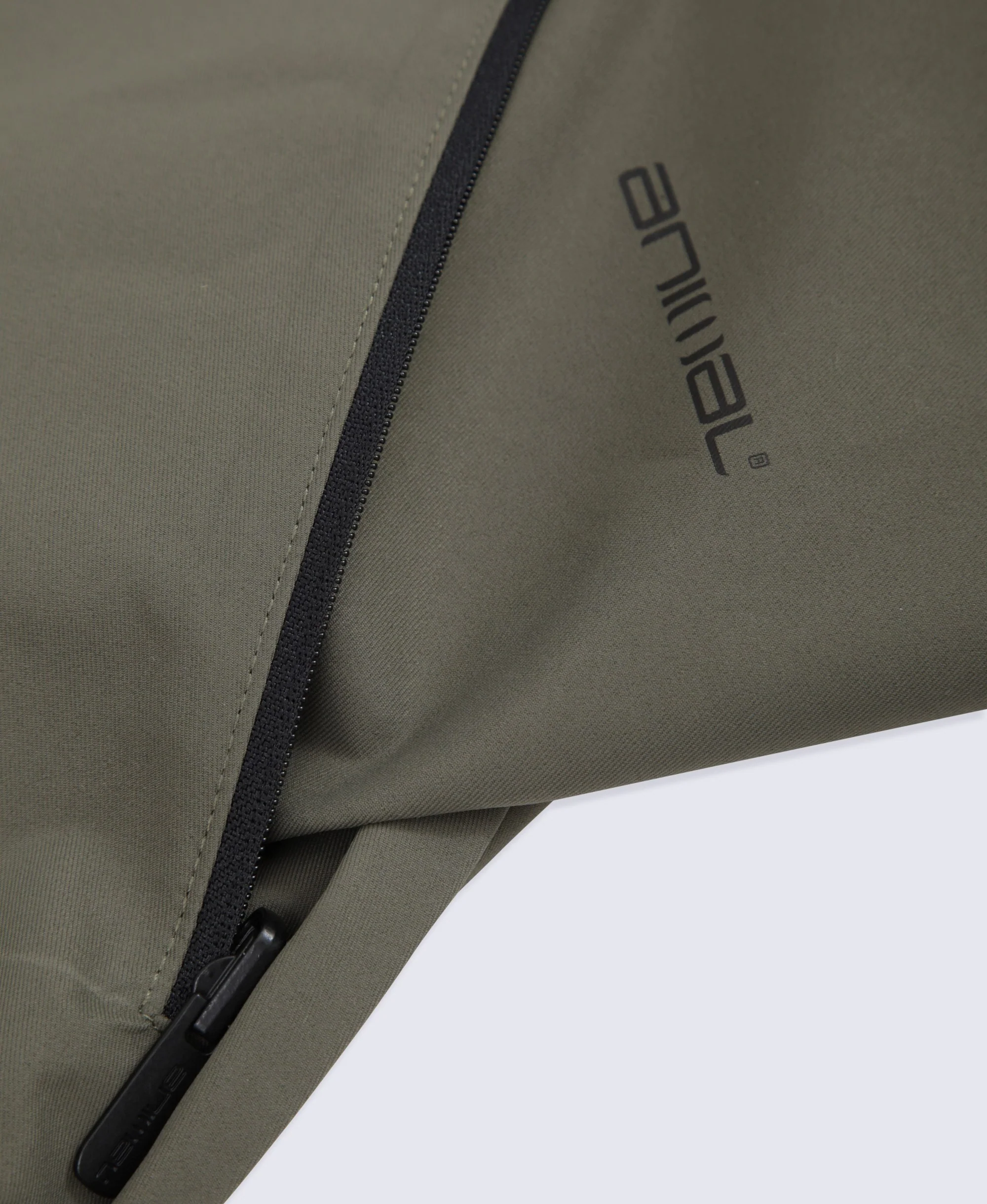 Pace Mens Waterproof Packable Jacket - Dark Khaki - Image 11