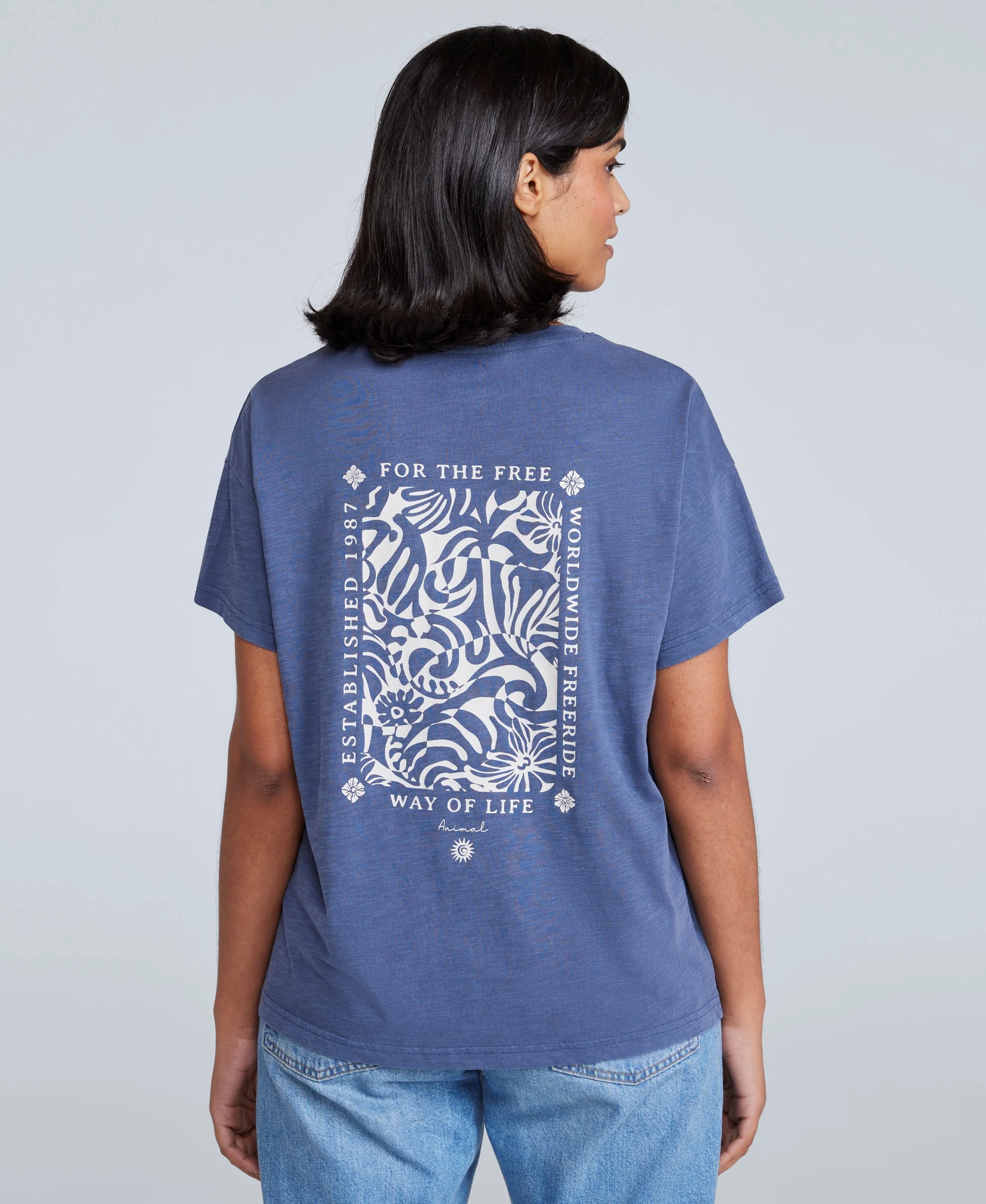 Phoenix Womens T-Shirt - Dark Blue - Image 2