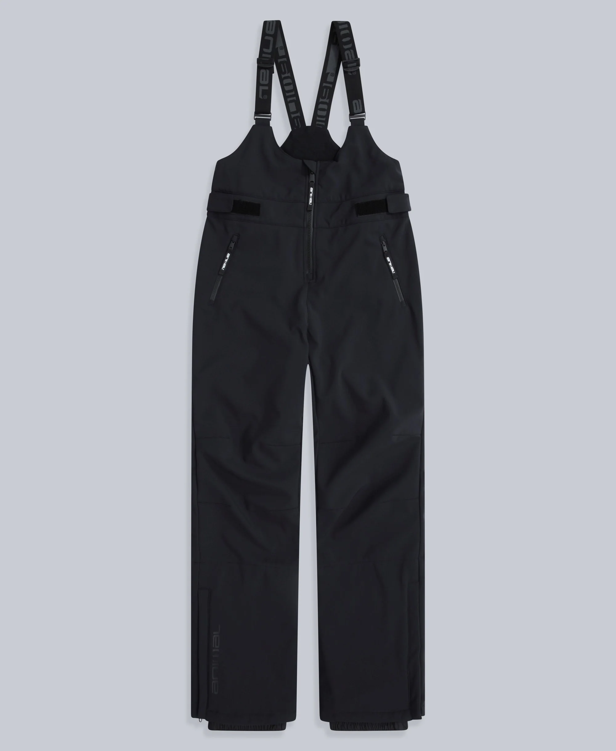 Powder Womens Bib Front Ski Pants - Black - Image 5
