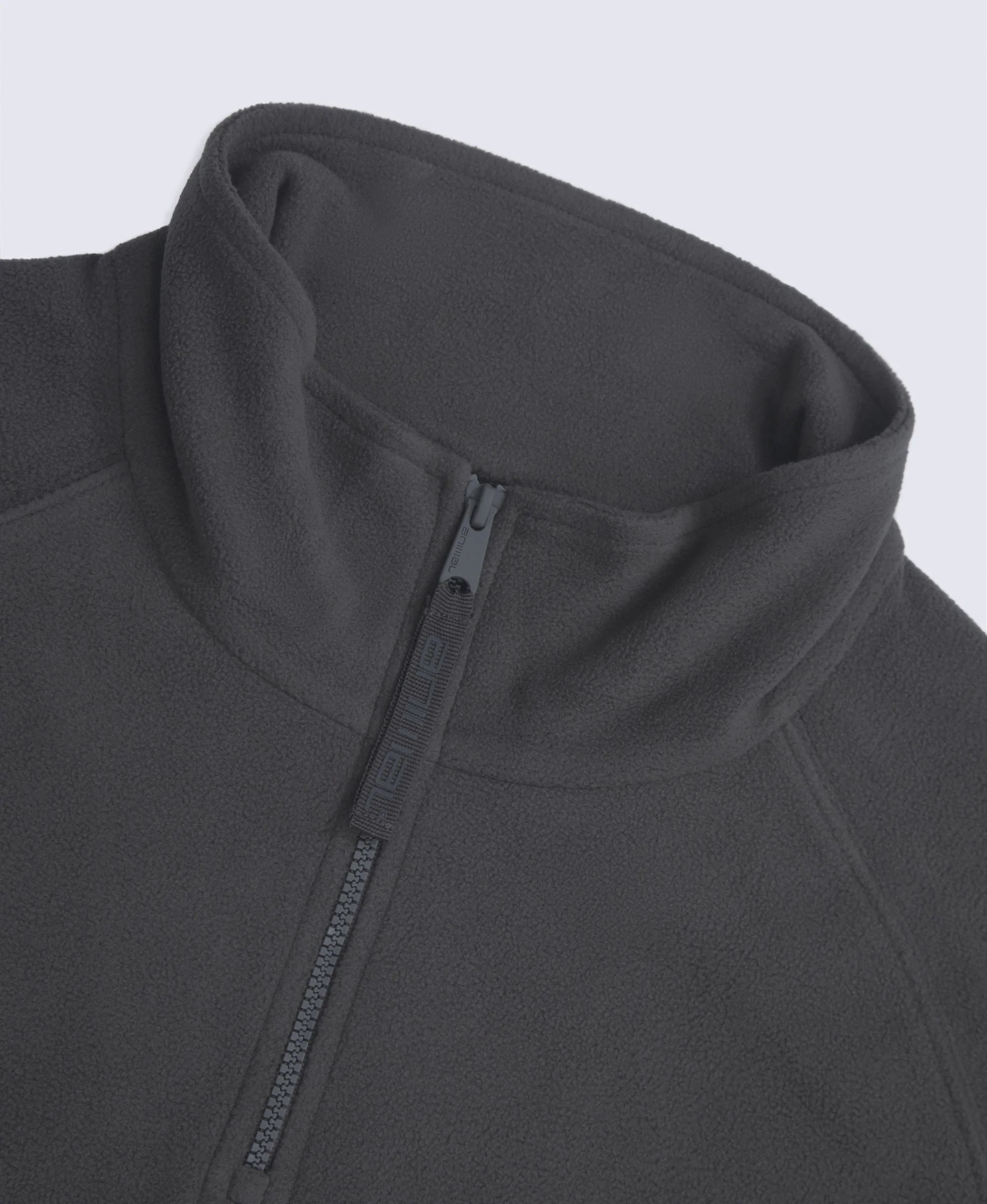 Prague Mens Half-Zip Fleece - Dark Grey - Image 3