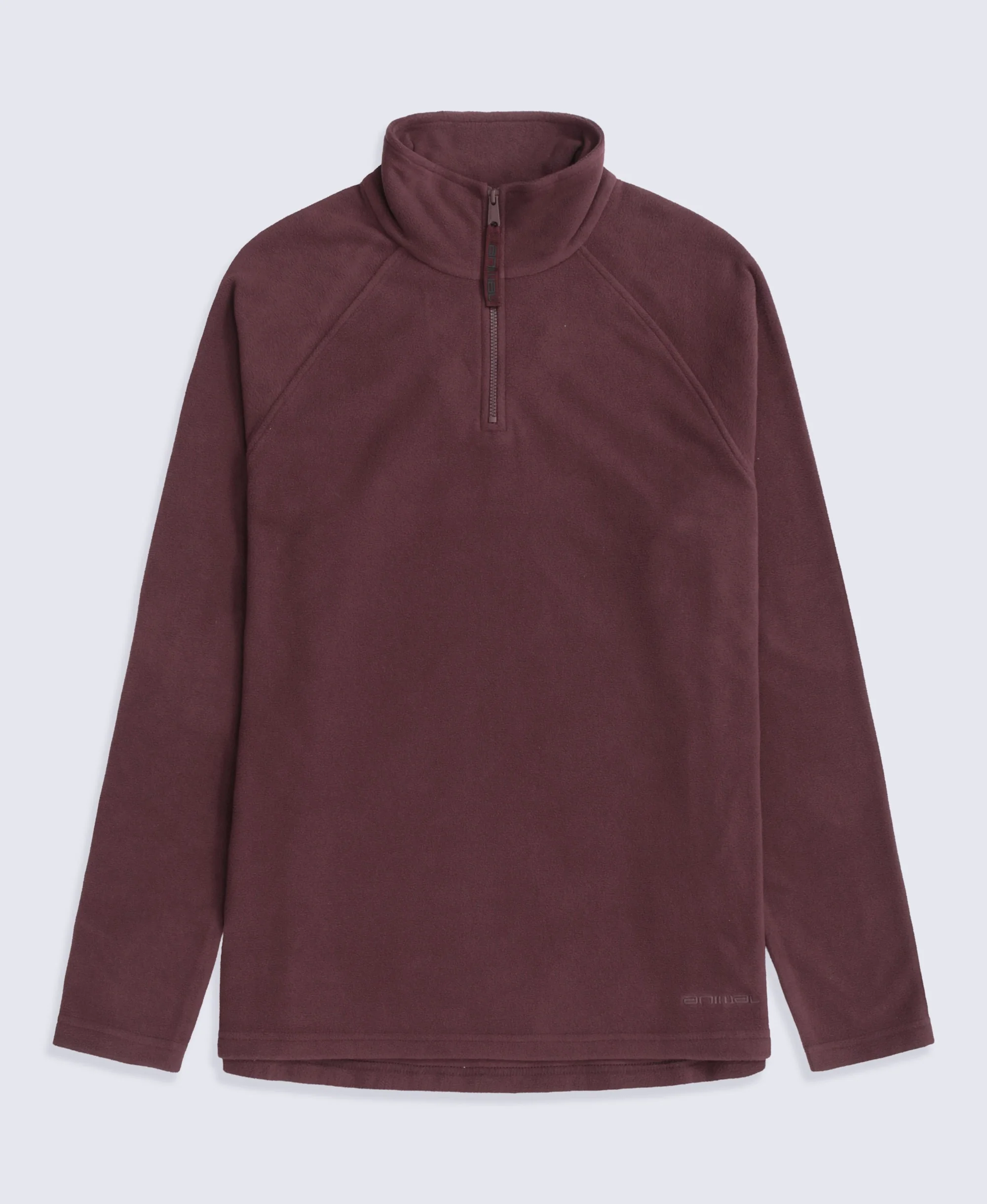 Prague Womens Half-Zip Fleece - Brown