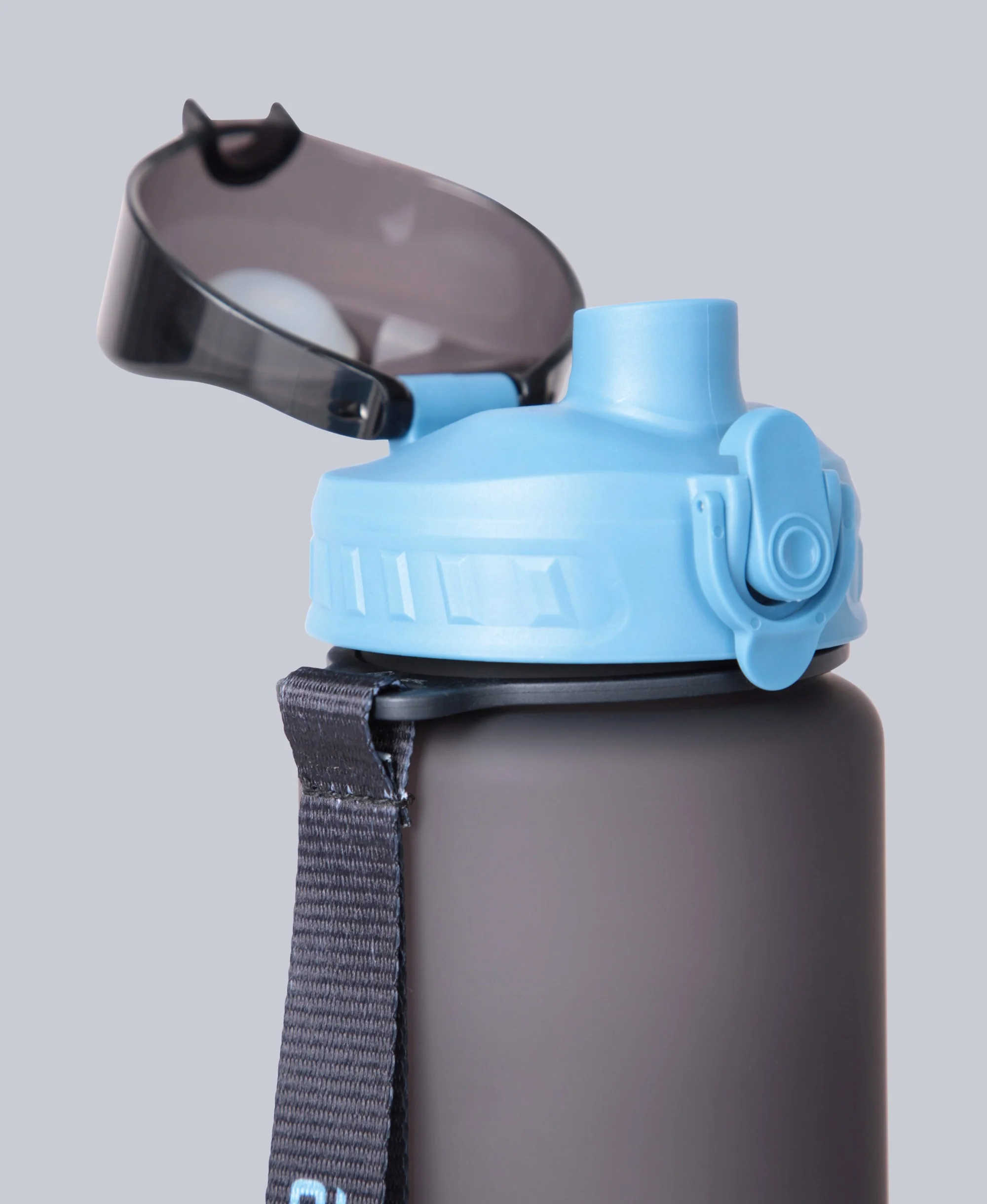 Push Lid Water Bottle - 700ml - Navy - Image 6