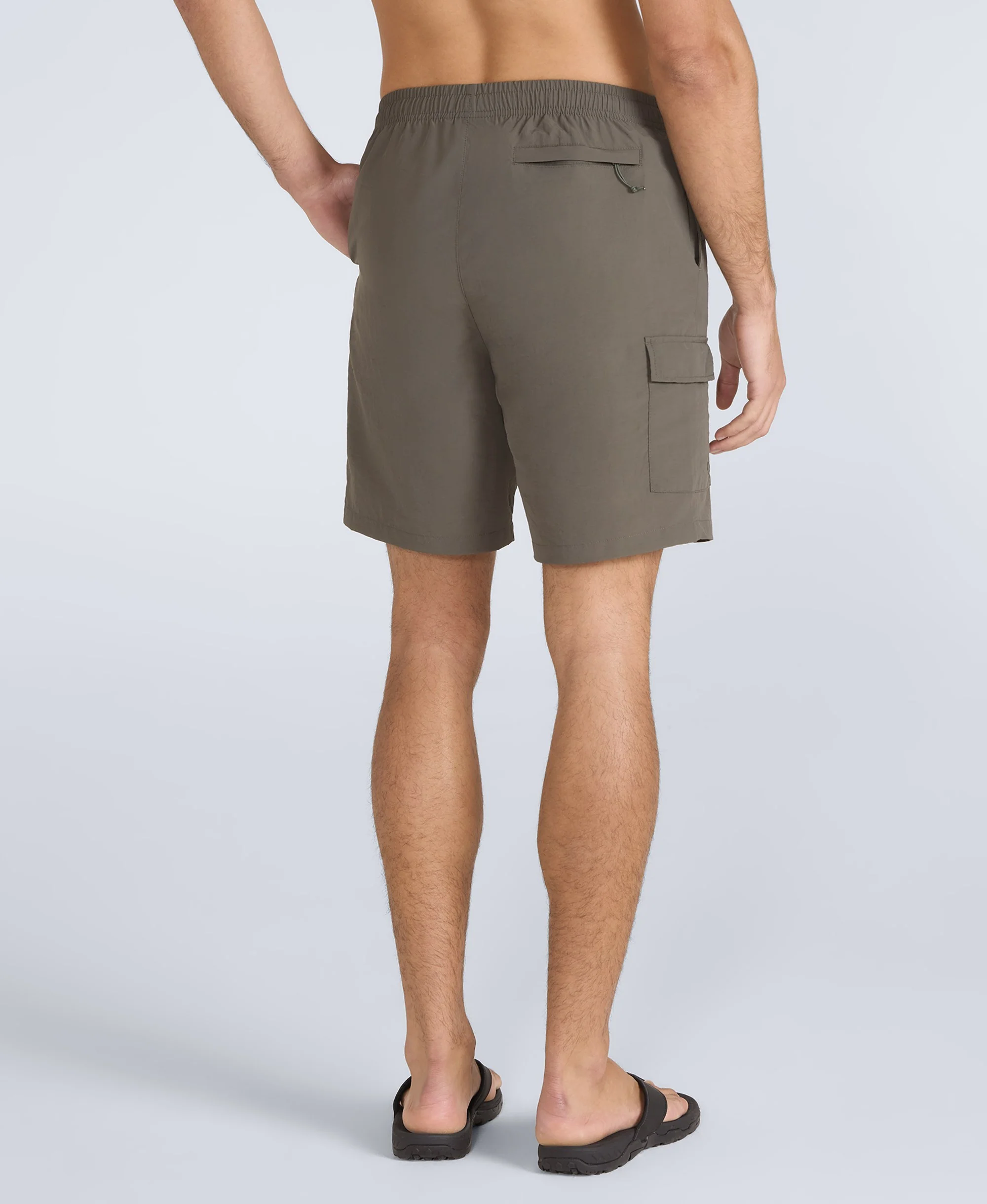 Reeva Mens Swim Shorts - Khaki - Image 5