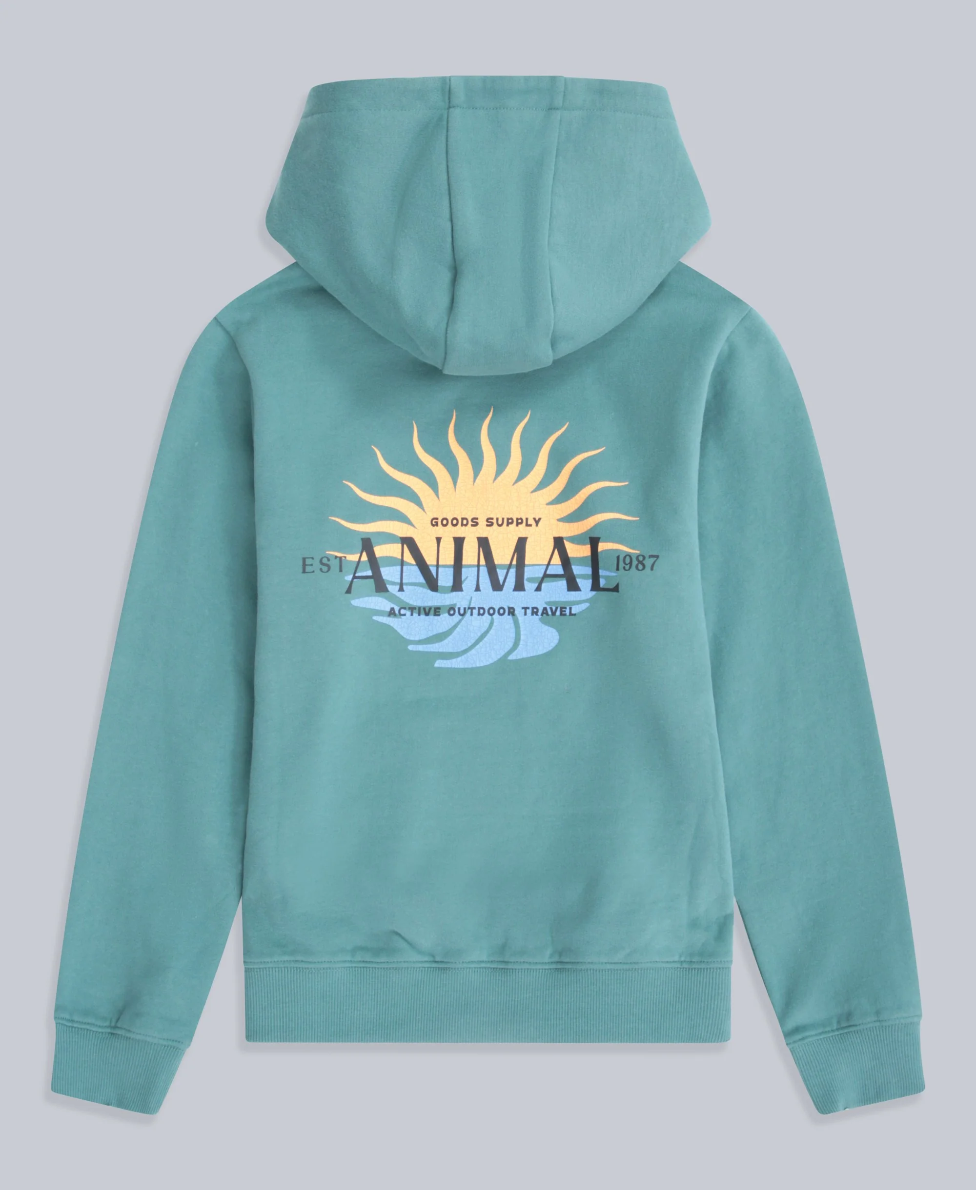 River Kids Graphic Hoodie - Green - Image 3