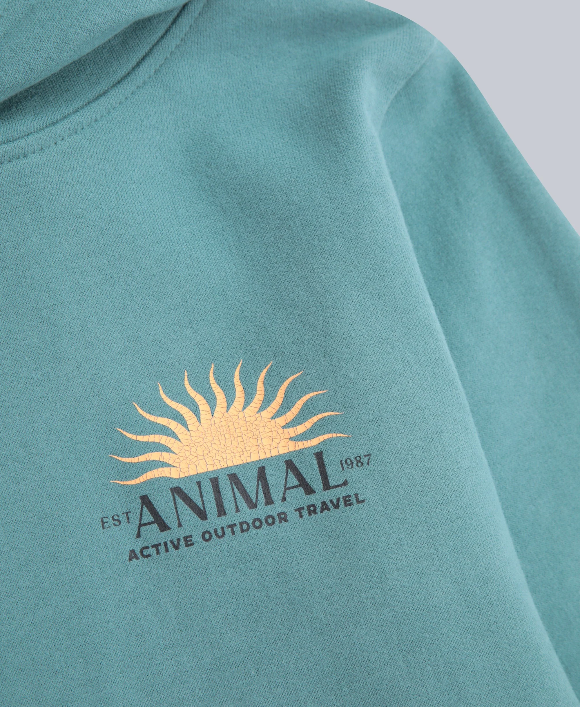 River Kids Graphic Hoodie - Green - Image 4