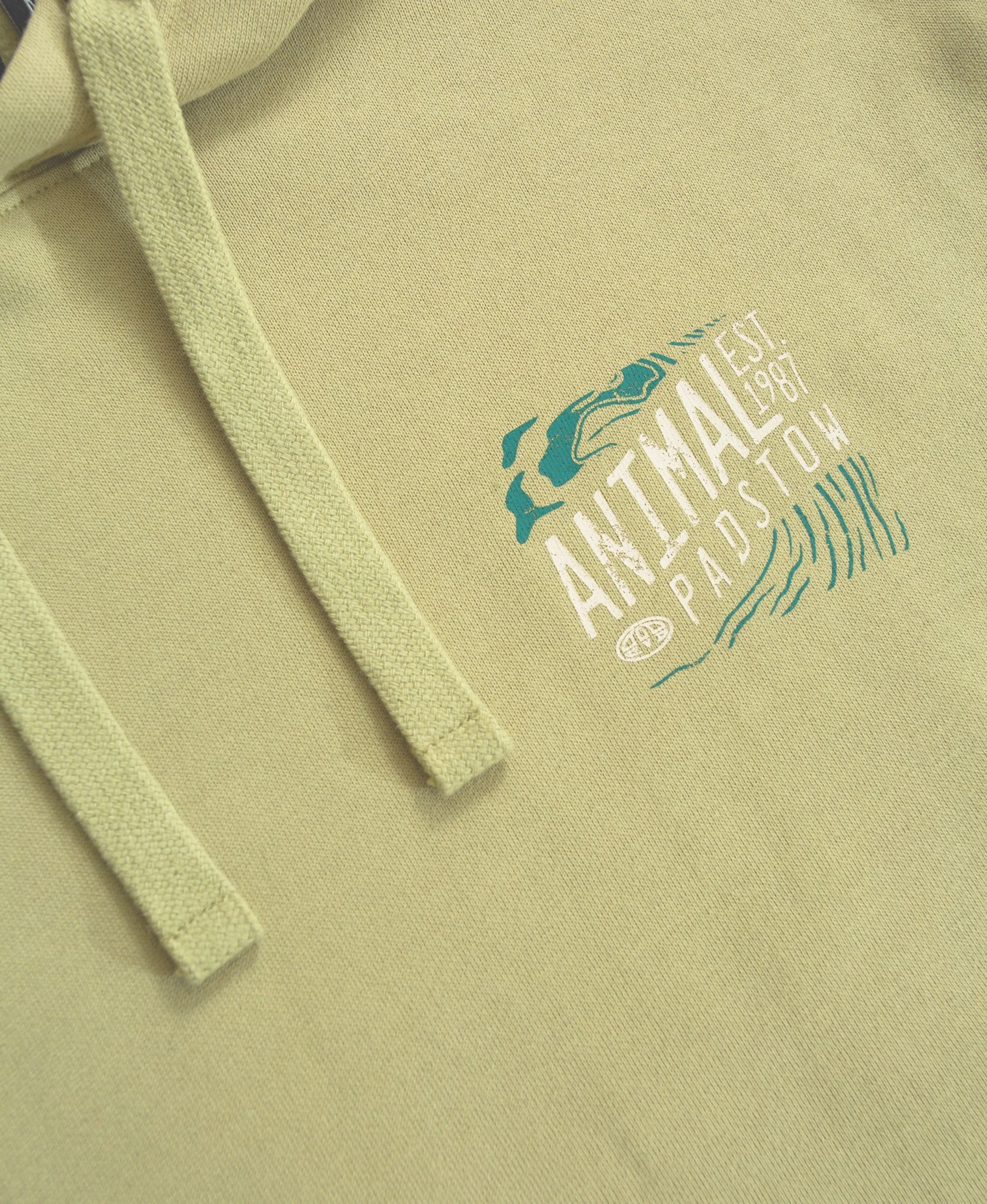 River Mens Padstow Hoodie - Khaki - Image 3
