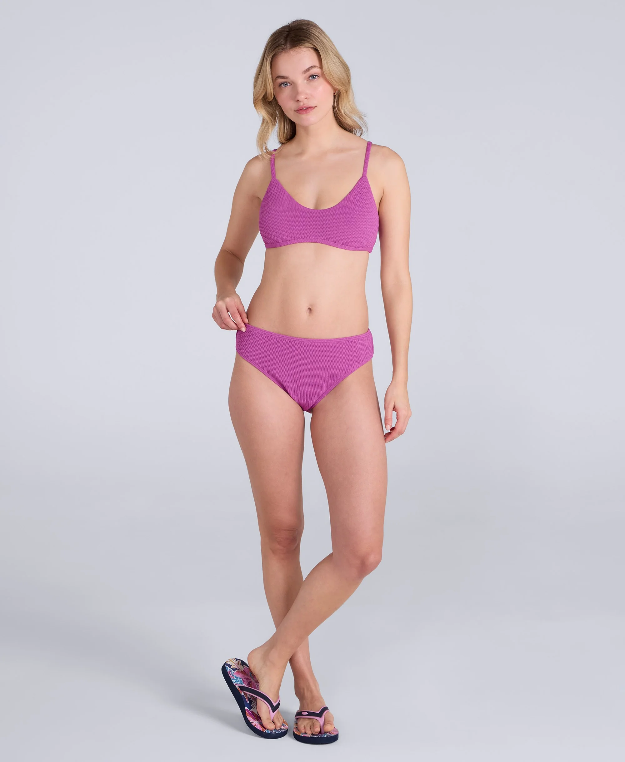 Skye Womens Bikini Bottoms - Purple - Image 2