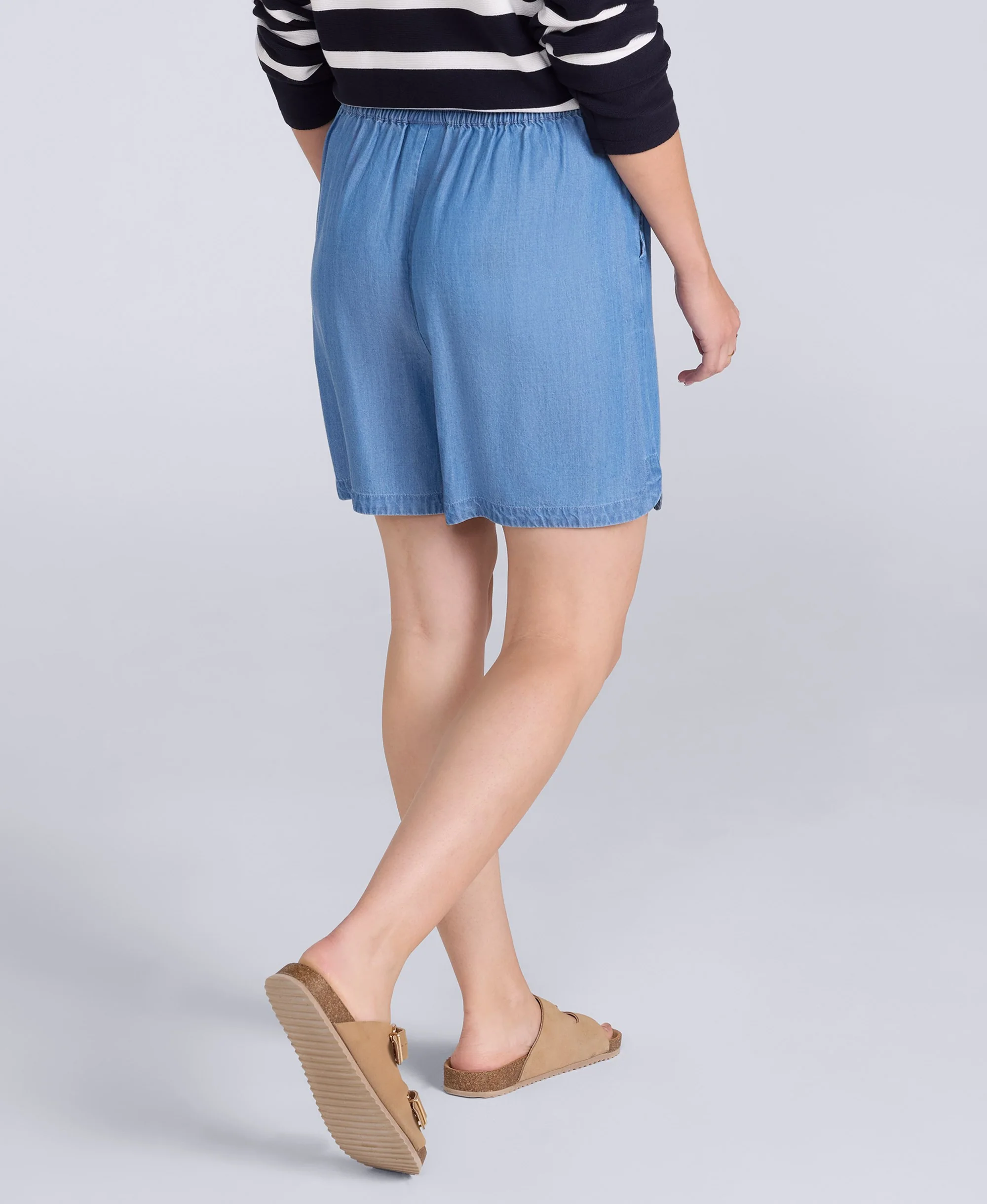 Solar Womens Shorts - Blue - Image 3