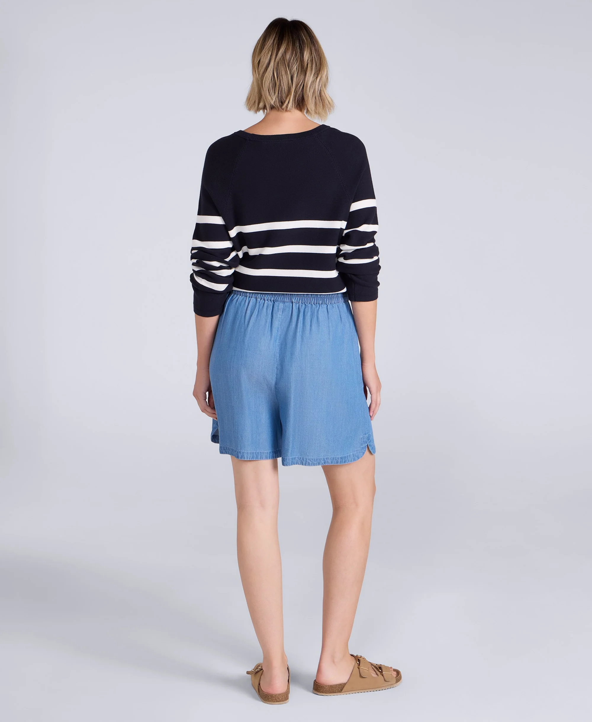 Solar Womens Shorts - Blue - Image 4