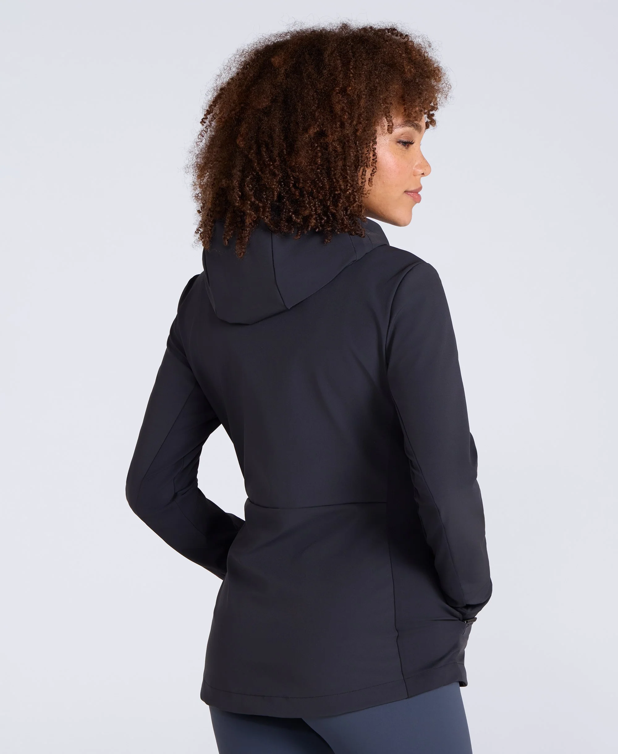 Solstice Womens Active Softshell - Black - Image 4