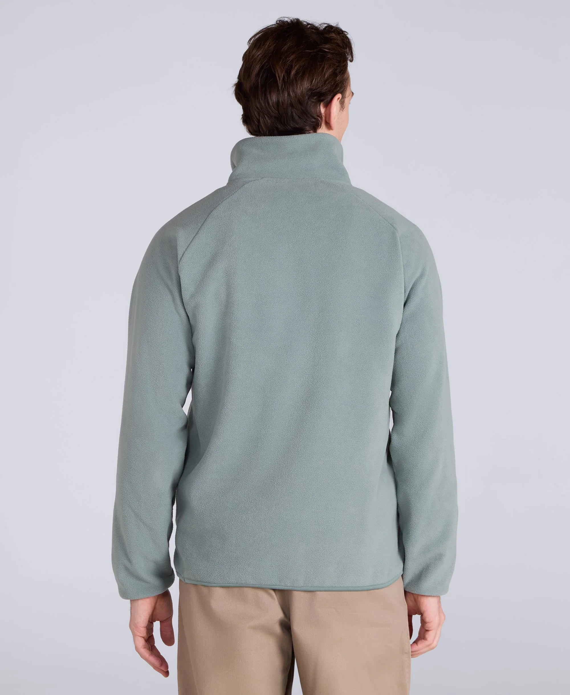 Stockholm Mens Half-Zip Fleece - Light Blue - Image 3