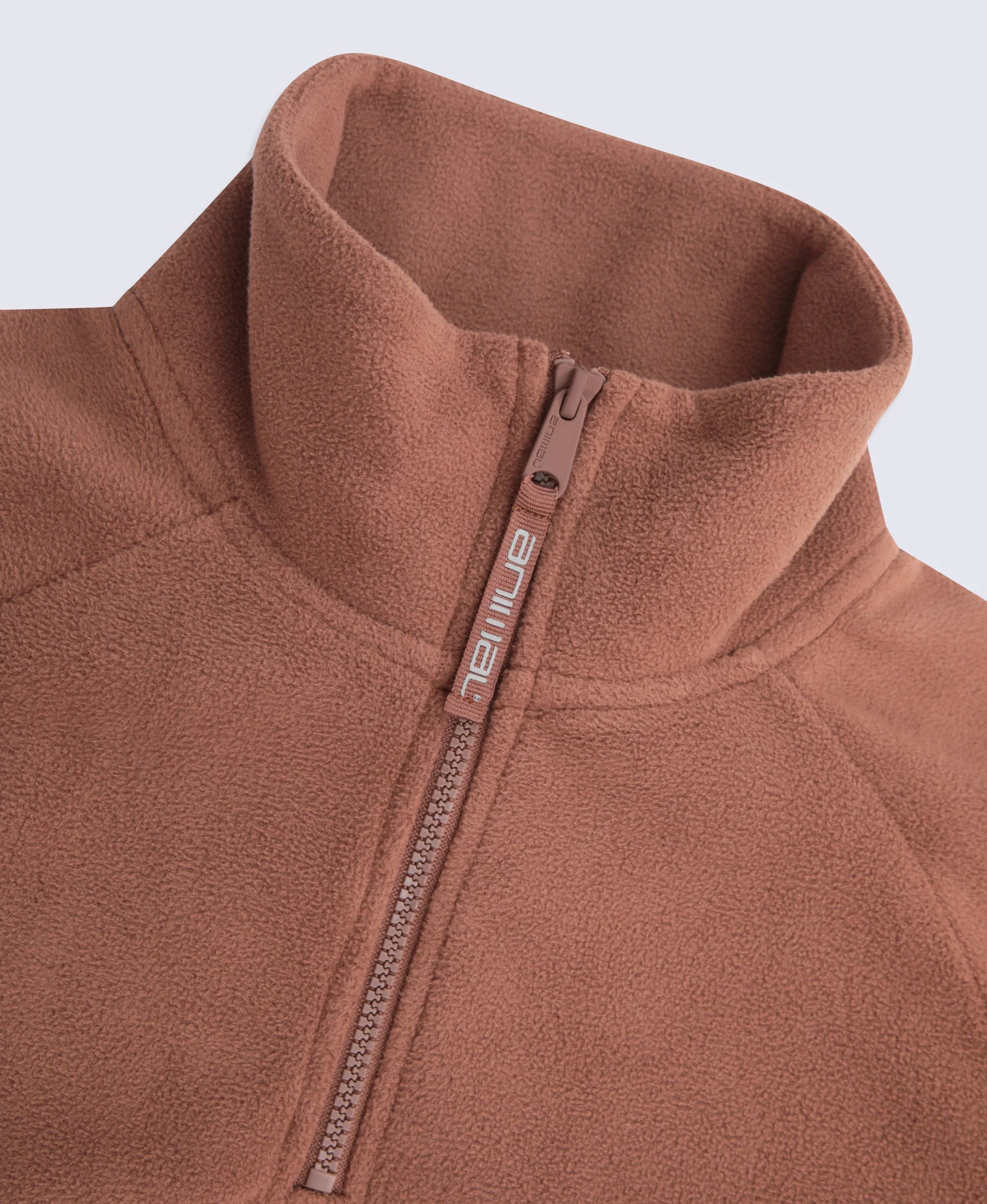 Stockholm Mens Half-Zip Fleece - Rust - Image 8