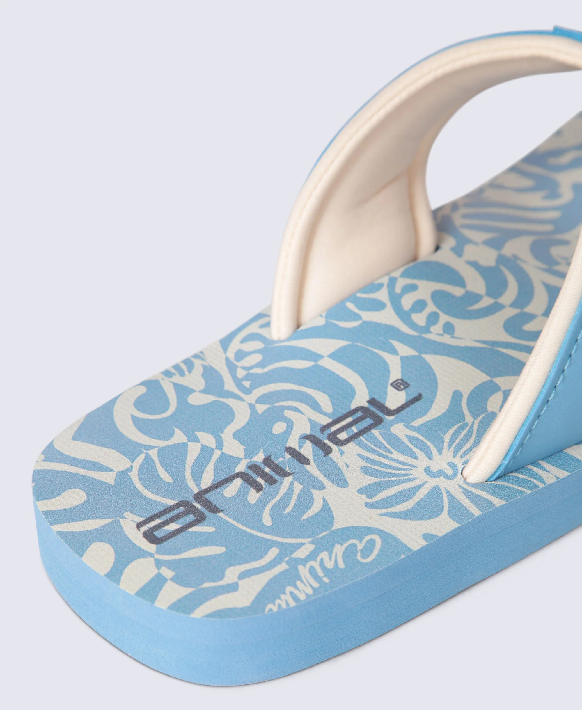 Swish Womens Flip-Flops - Pale Blue - Image 5