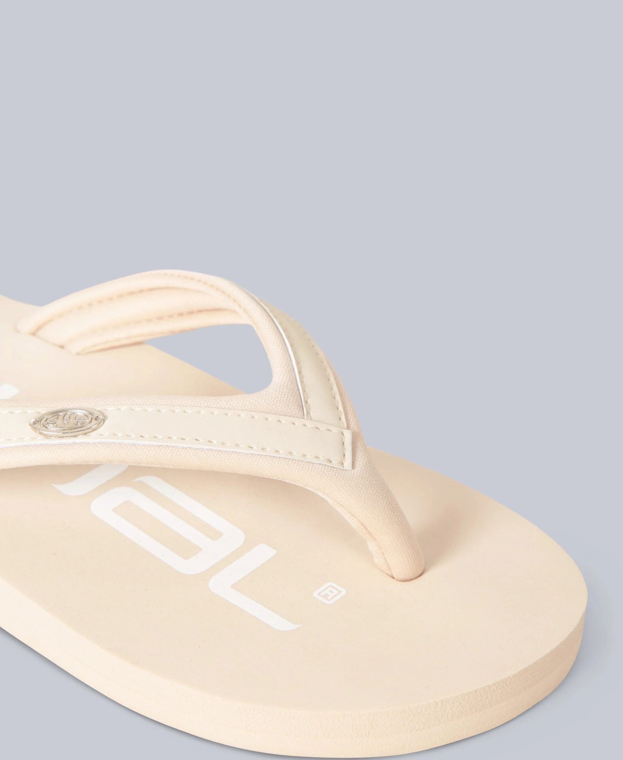 Swish Womens Flip-Flops - Beige - Image 5